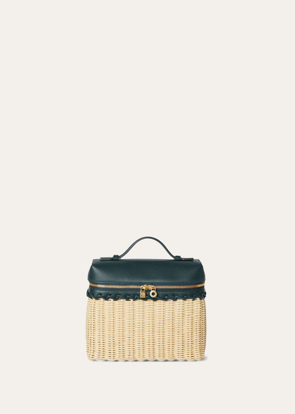 Extra Pocket L19 North-South wicker - Malt/New Petrol