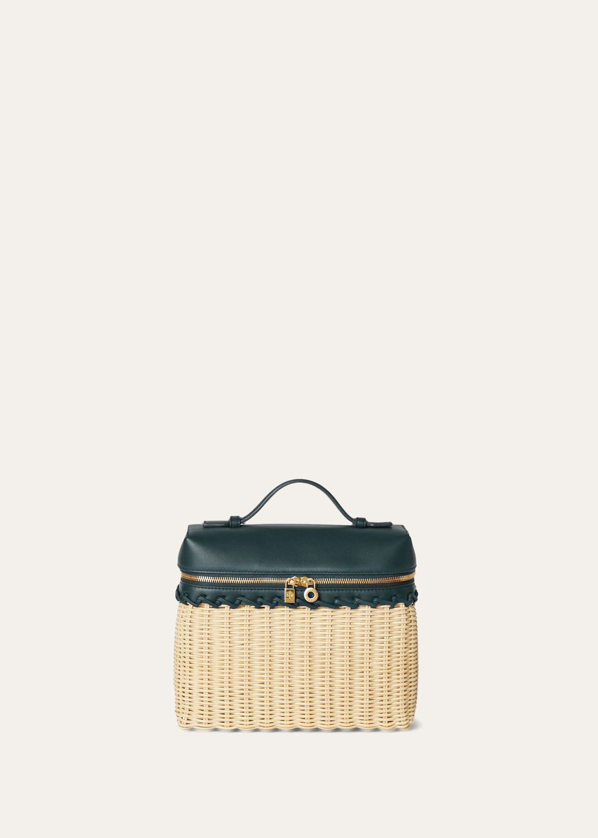 Extra Pocket L19 North-South wicker - Malt/New Petrol