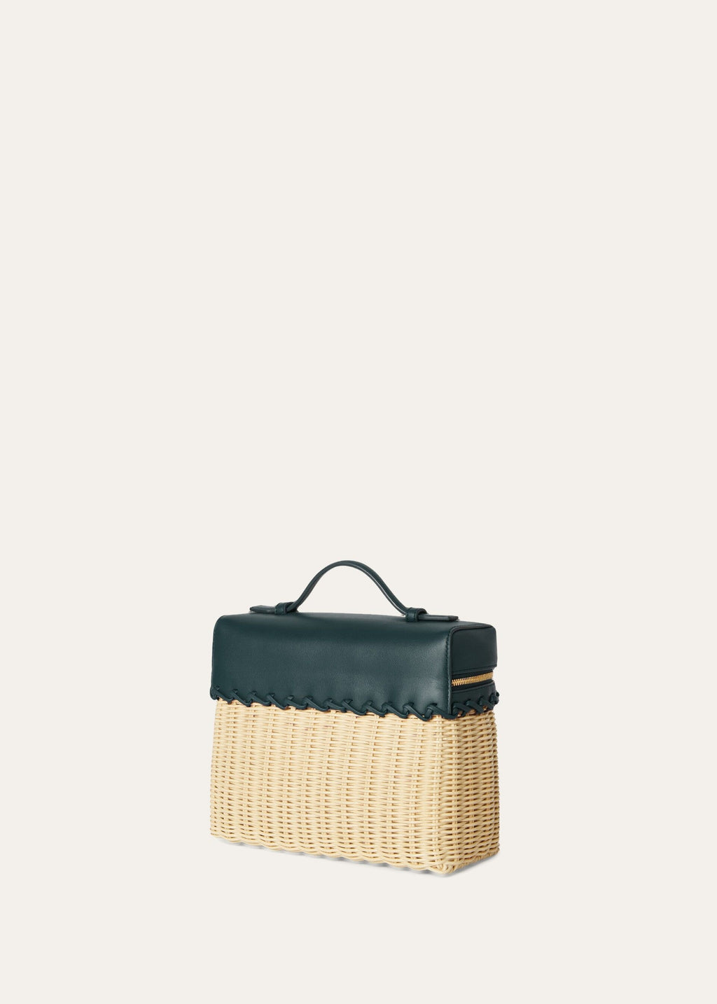 Extra Pocket L19 North-South wicker - Malt/New Petrol