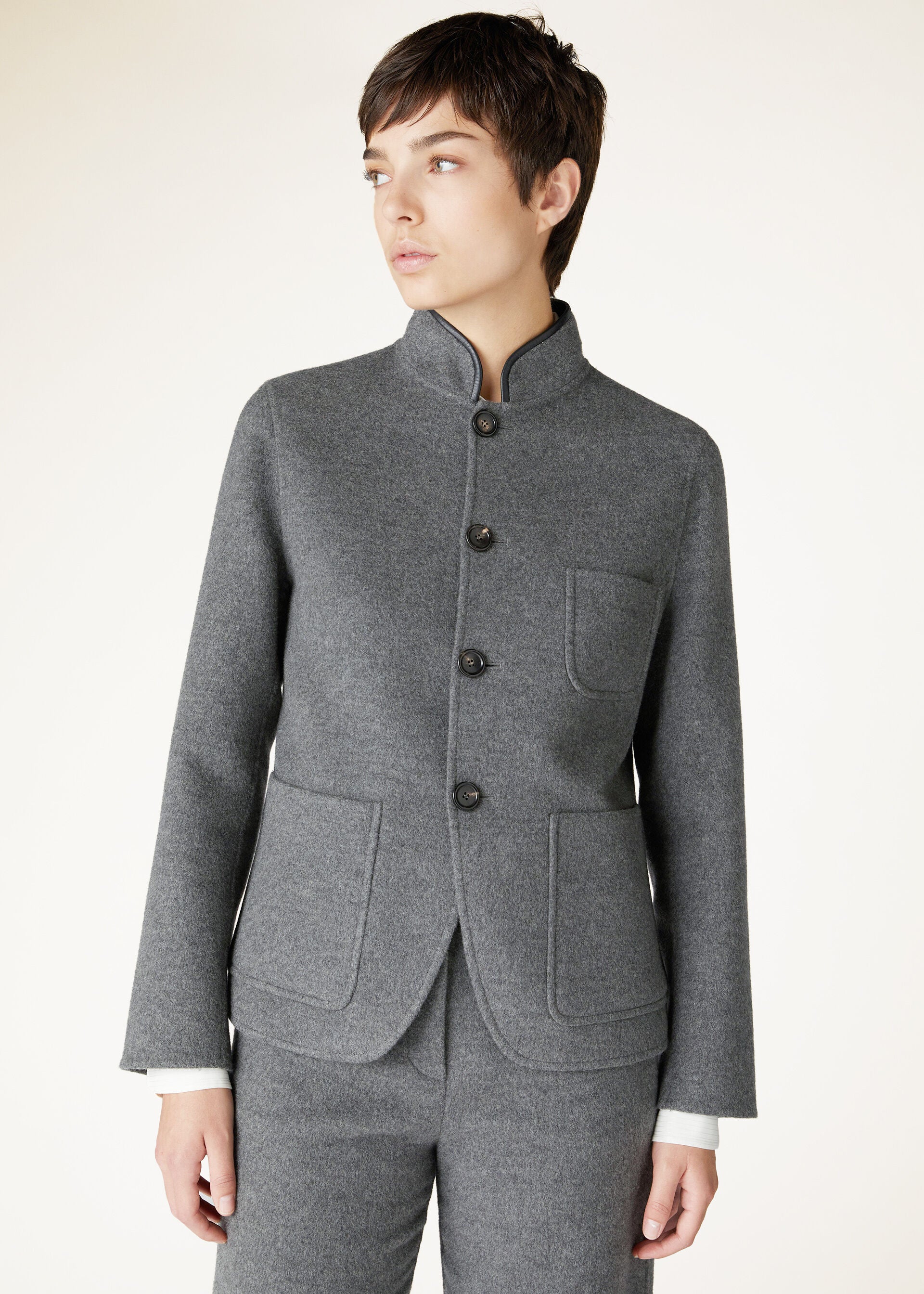Mini Spagna Jacket - Gray Melange