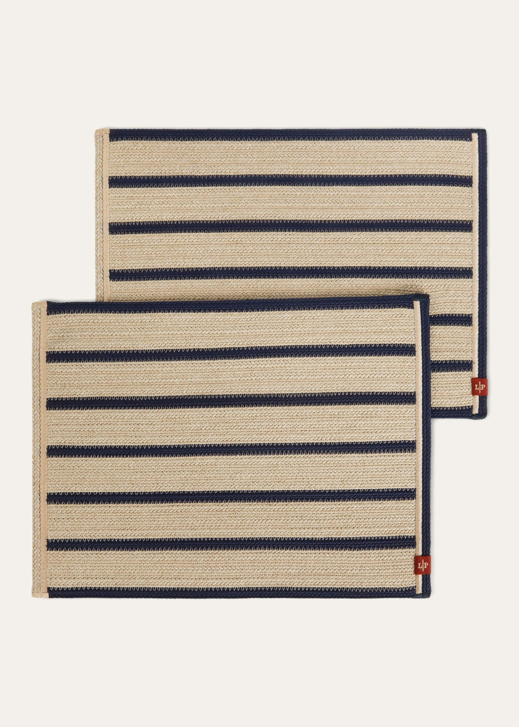 Saint Barth Placemats (Set of Two) - Midnight/Kasha
