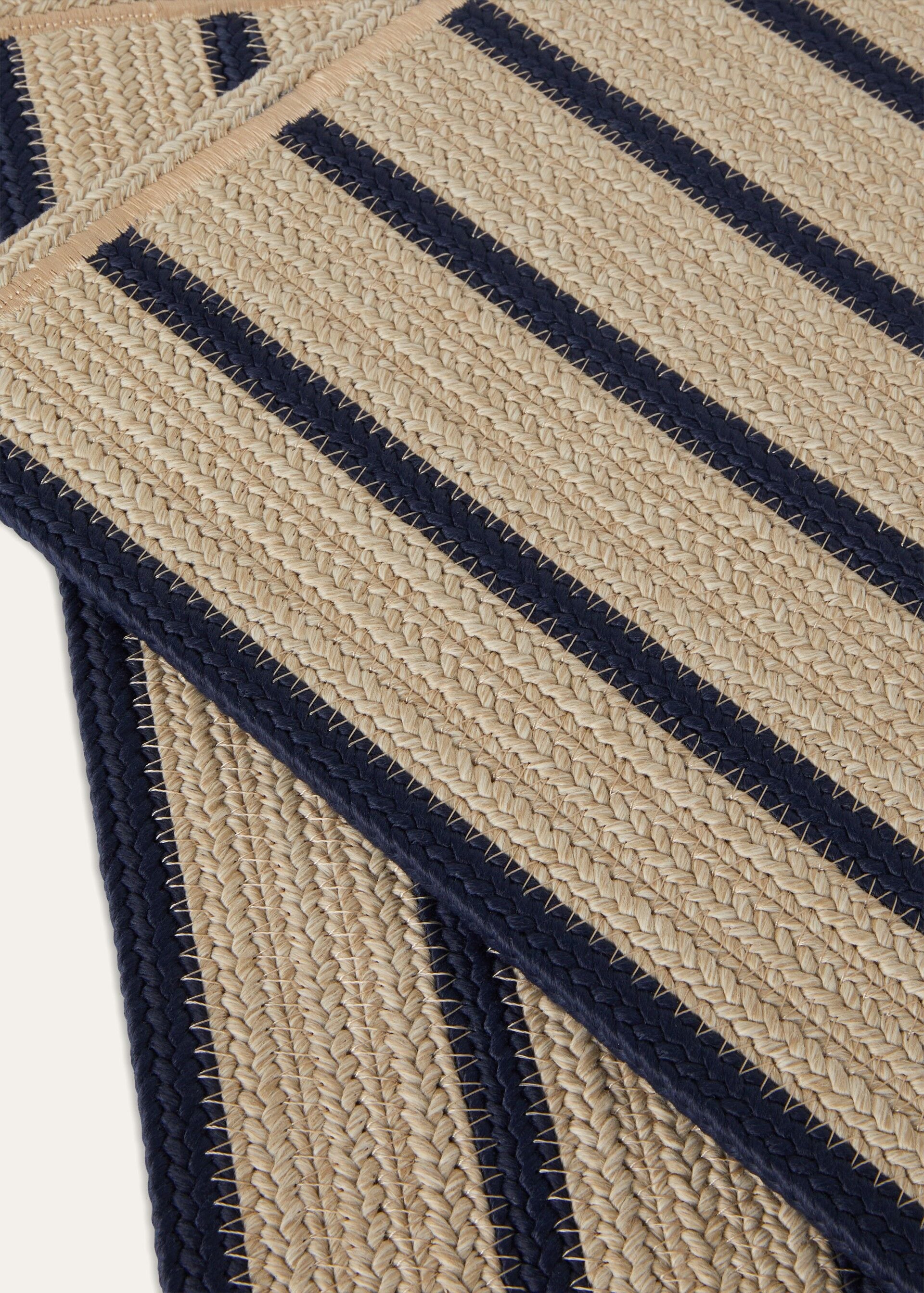 Saint Barth Placemats (Set of Two) - Midnight/Kasha