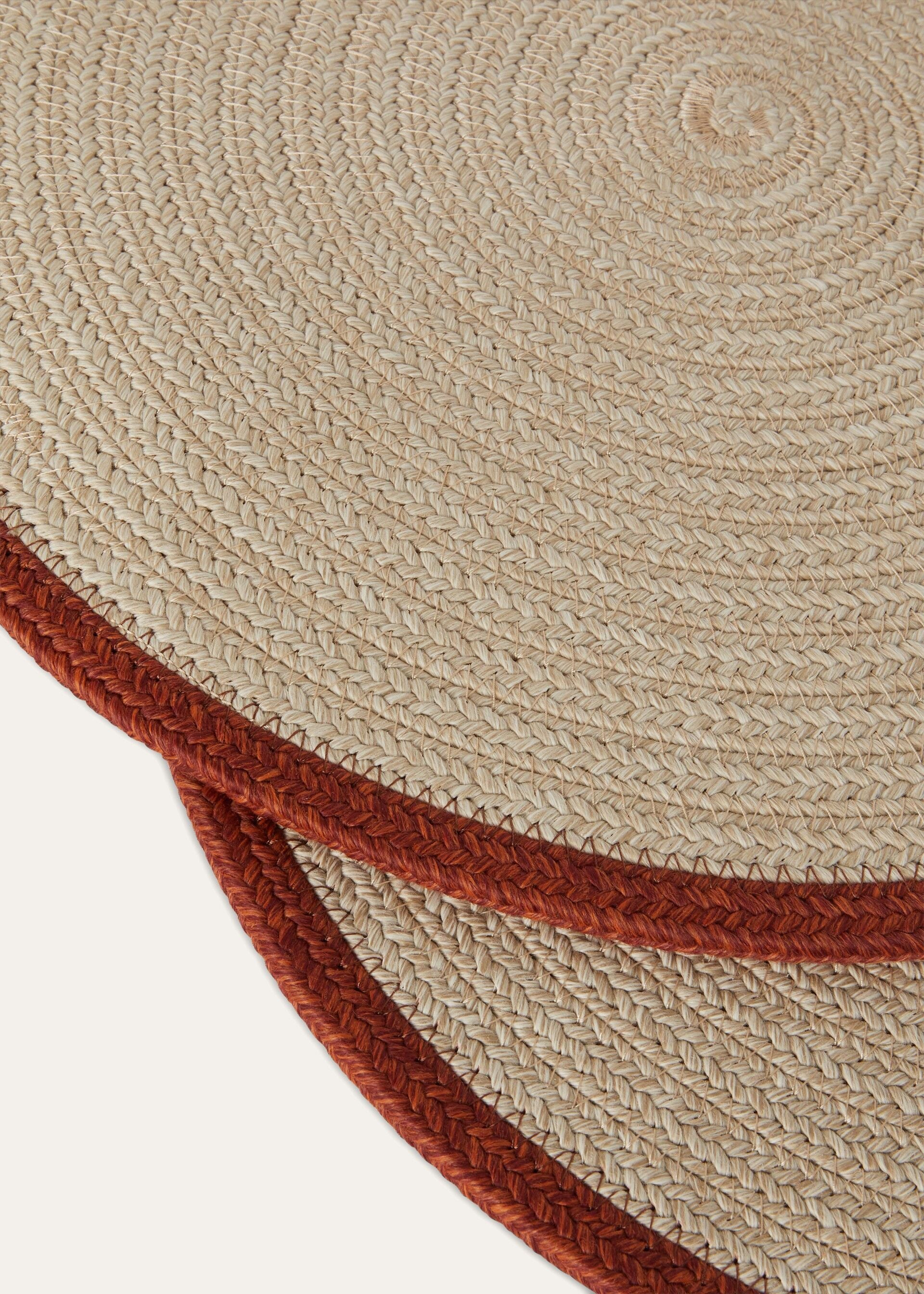 Saint Barth Round Placemats (Set of Two) - Borioso/Kasha