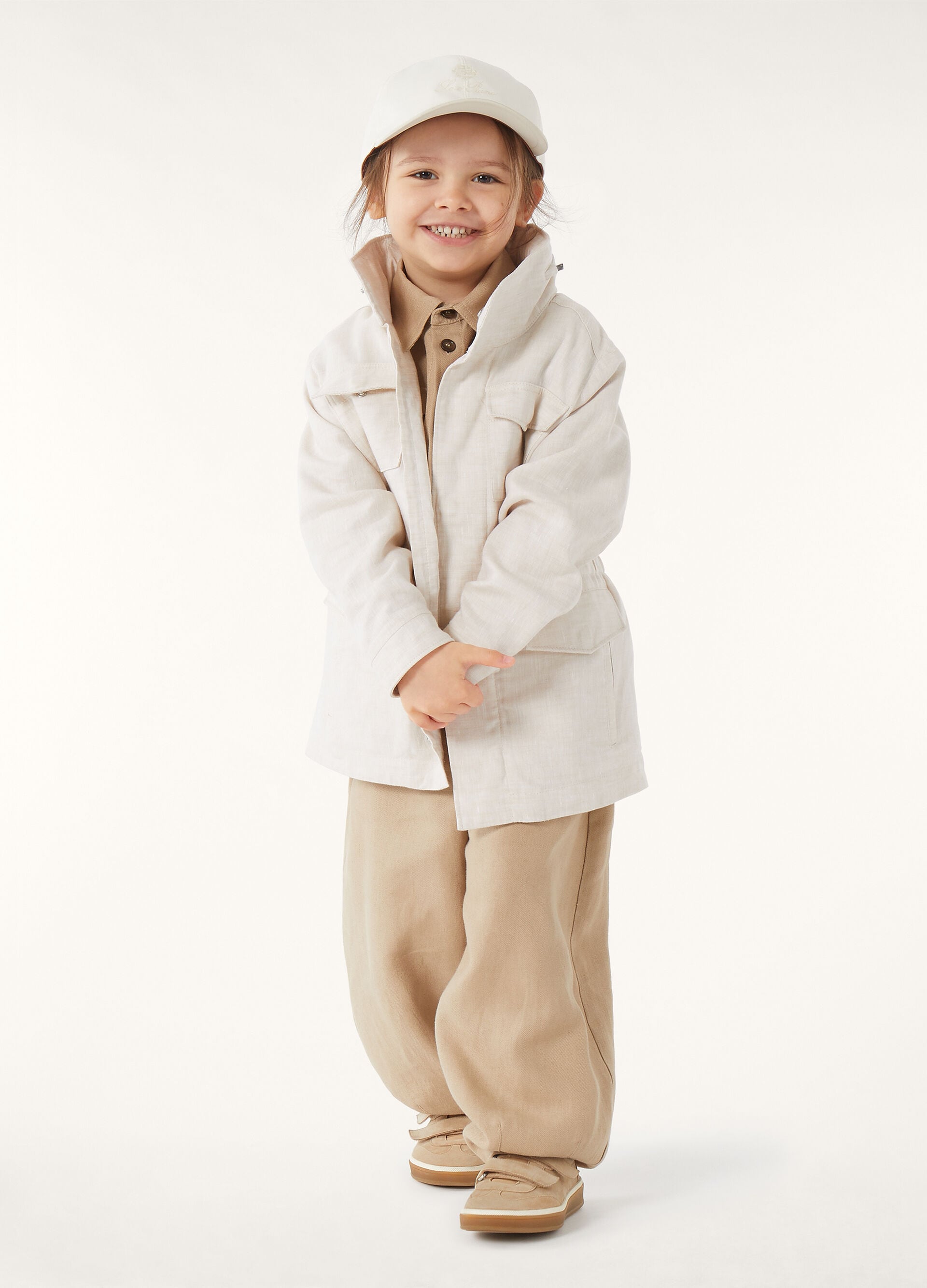 Kid's Traveller Jacket - Light Beach