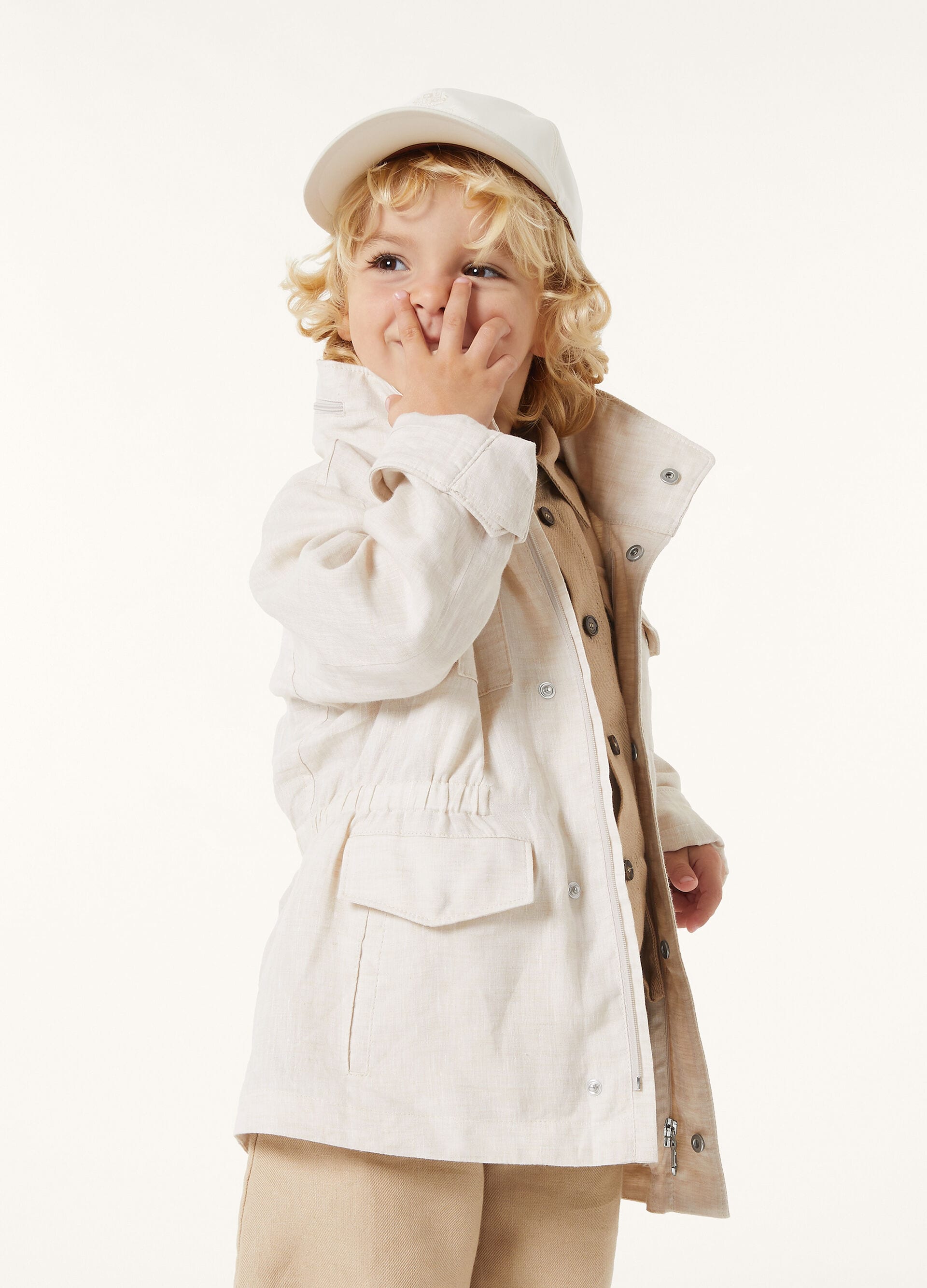 Kid's Traveller Jacket - Light Beach
