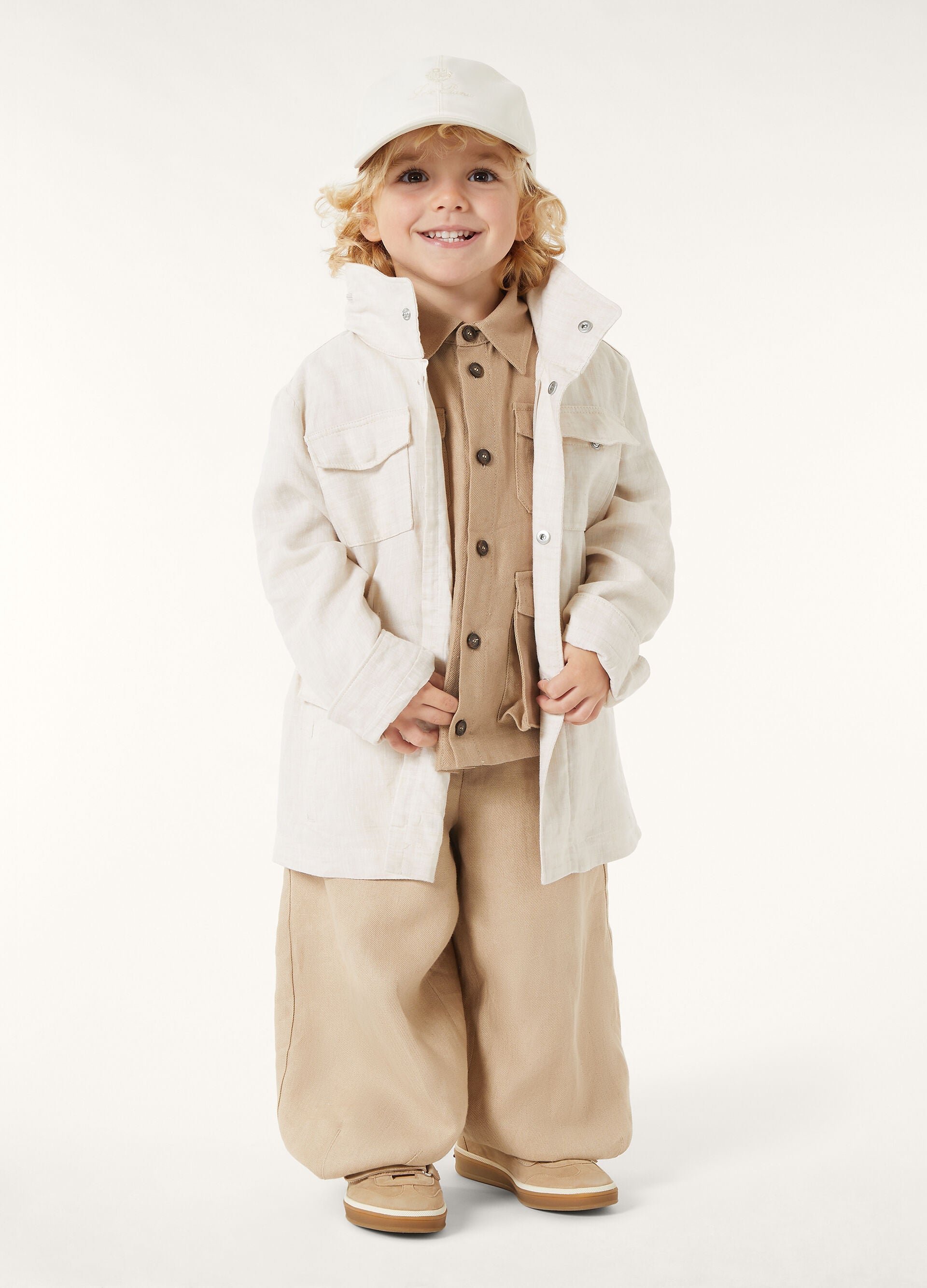 Kid's Traveller Jacket - Light Beach