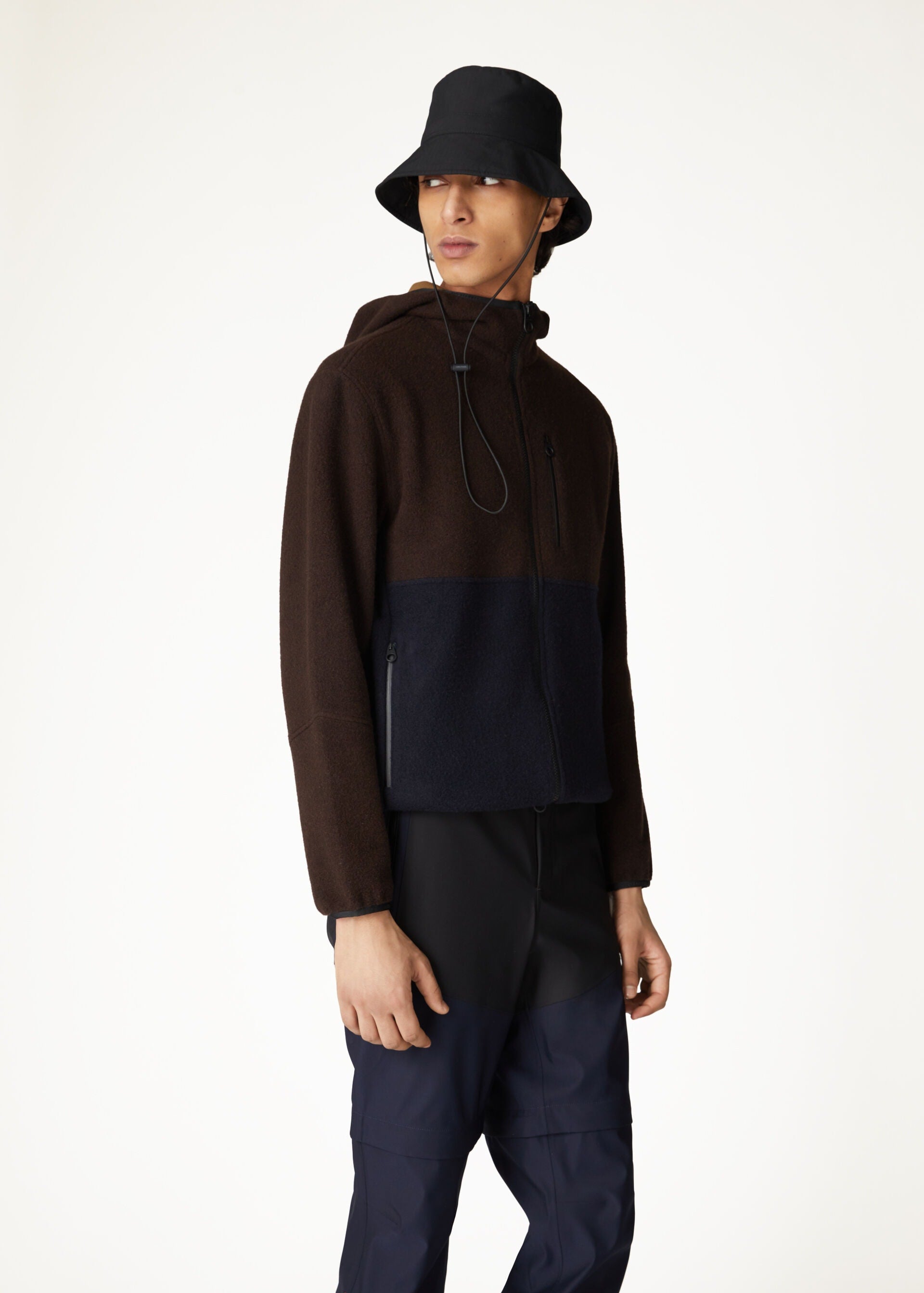 Terminillo Sweatshirt - Ebony Melange/Blue Navy