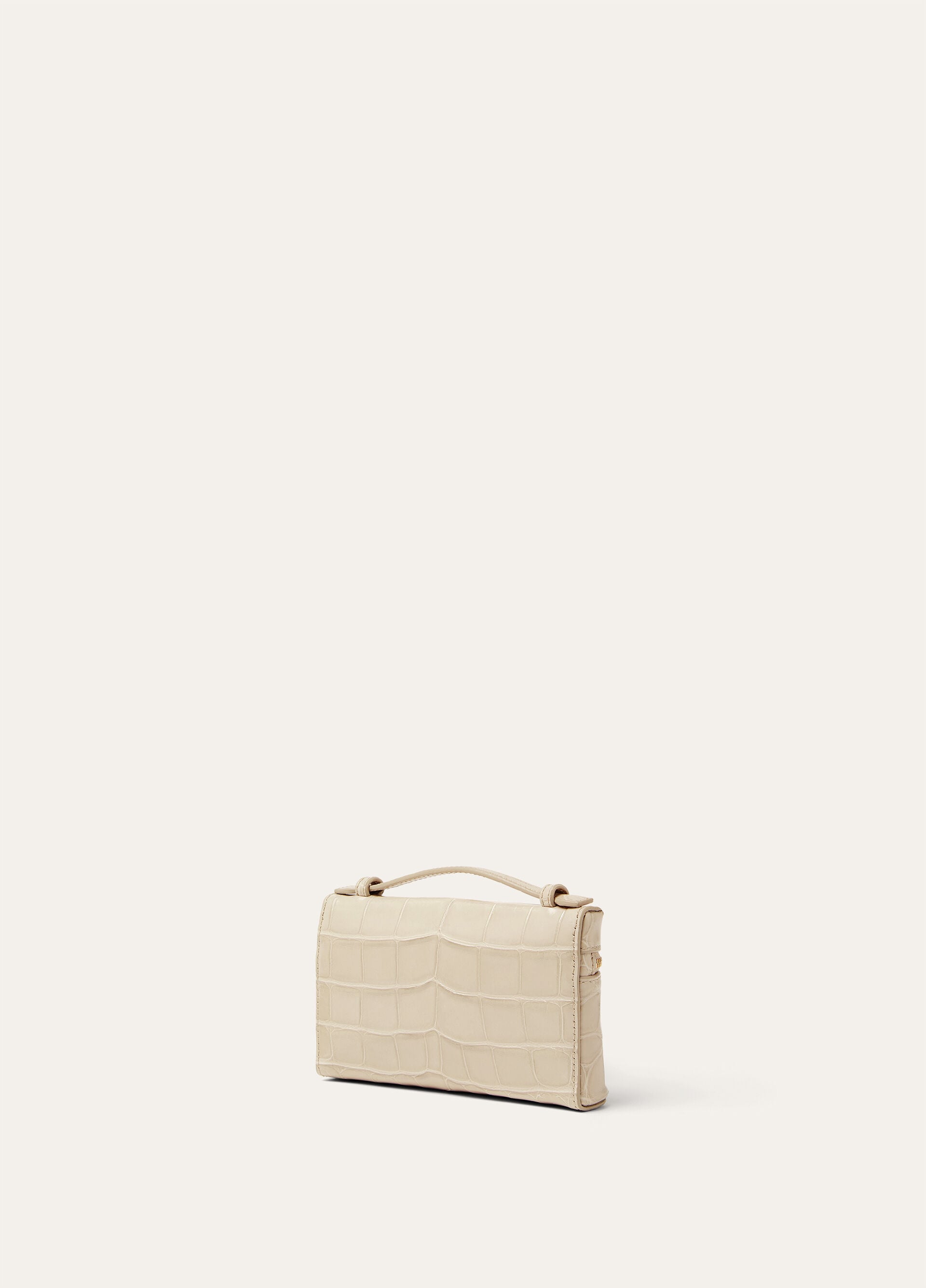Extra Pocket Mini Pouch - Light Travertine/Sun Gold