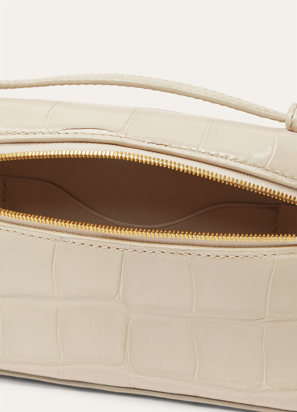 Extra Pocket Mini Pouch - Light Travertine/Sun Gold