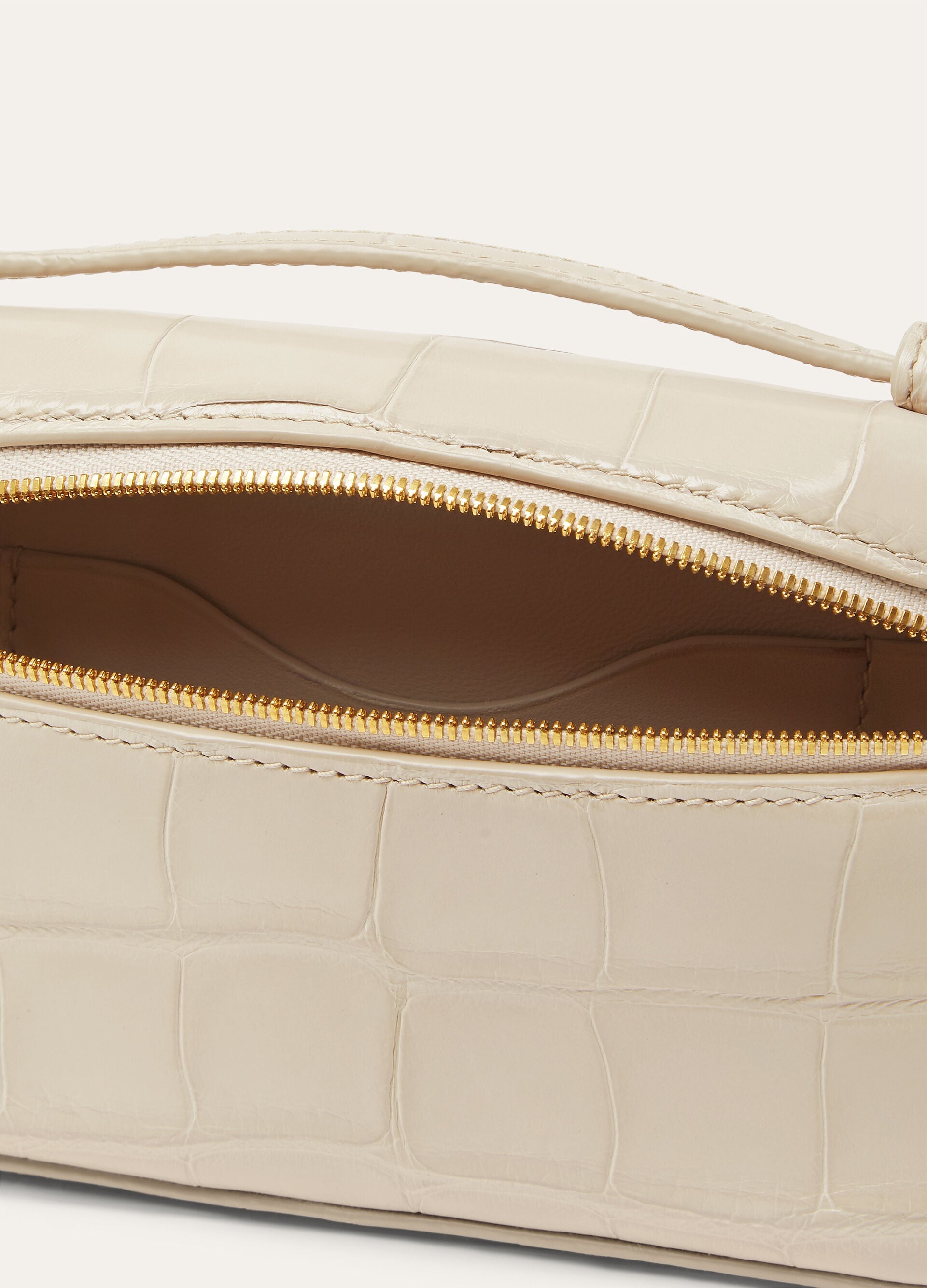 Extra Pocket Mini Pouch - Light Travertine/Sun Gold