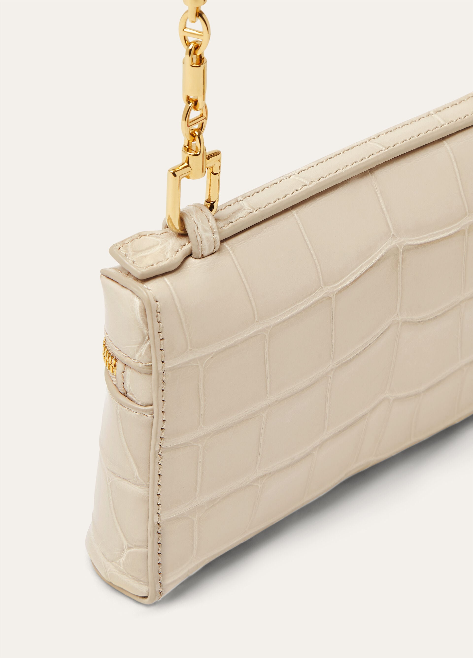 Extra Pocket Mini Pouch - Light Travertine/Sun Gold