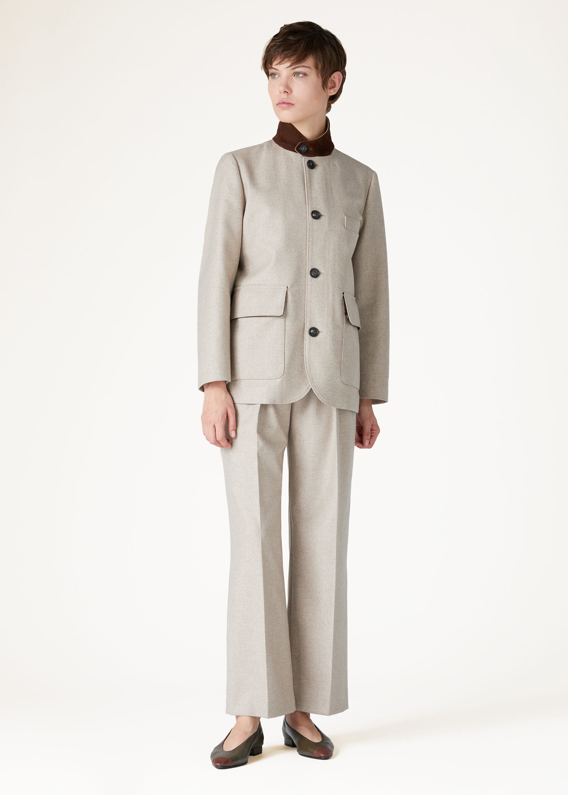 Roadster Mini Jacket - Natural Felt