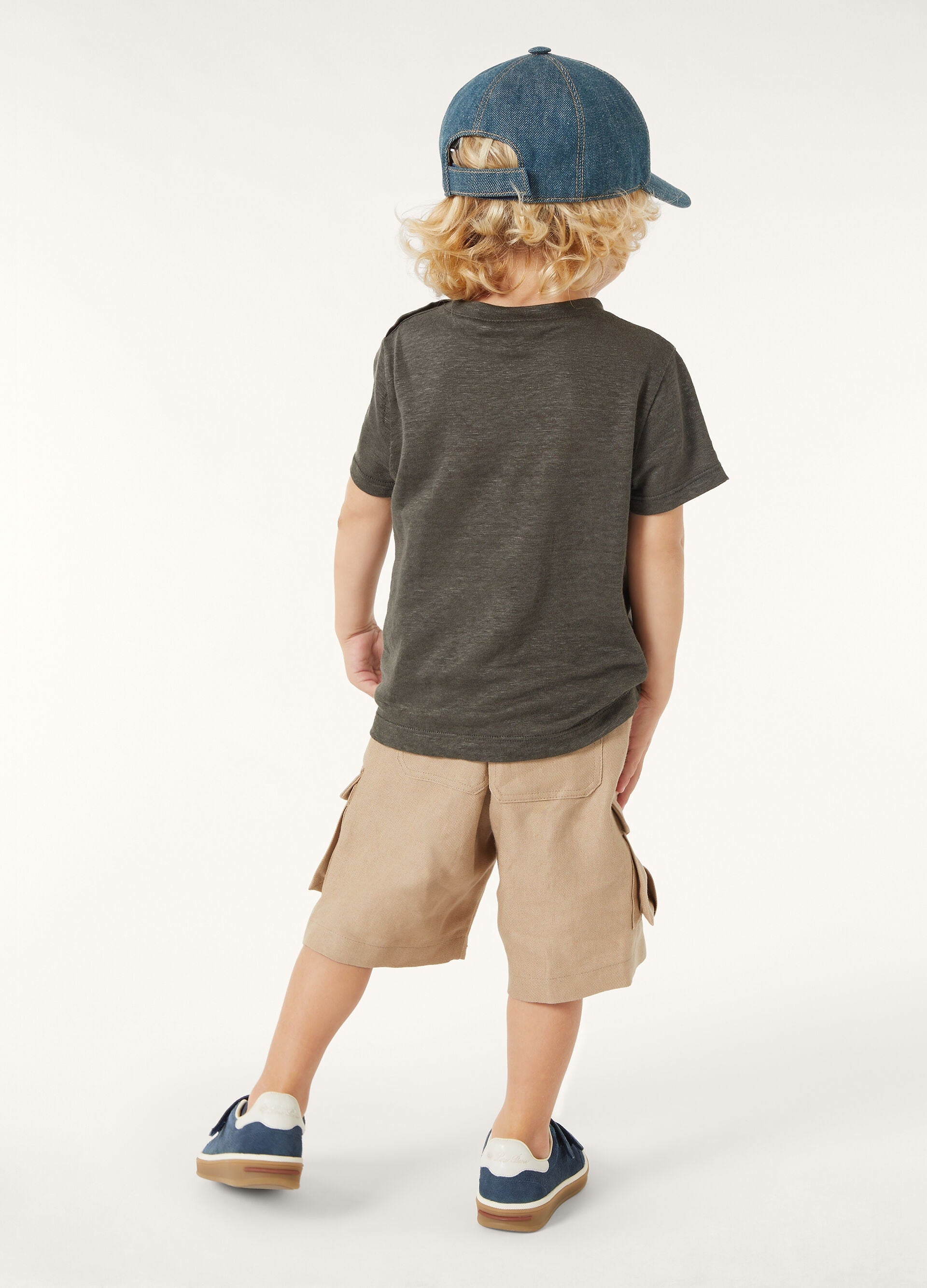 Kid's Coastline T-Shirt - Sea Oak