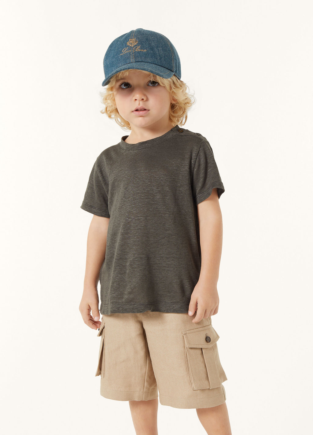 Kid's Coastline T-Shirt - Sea Oak