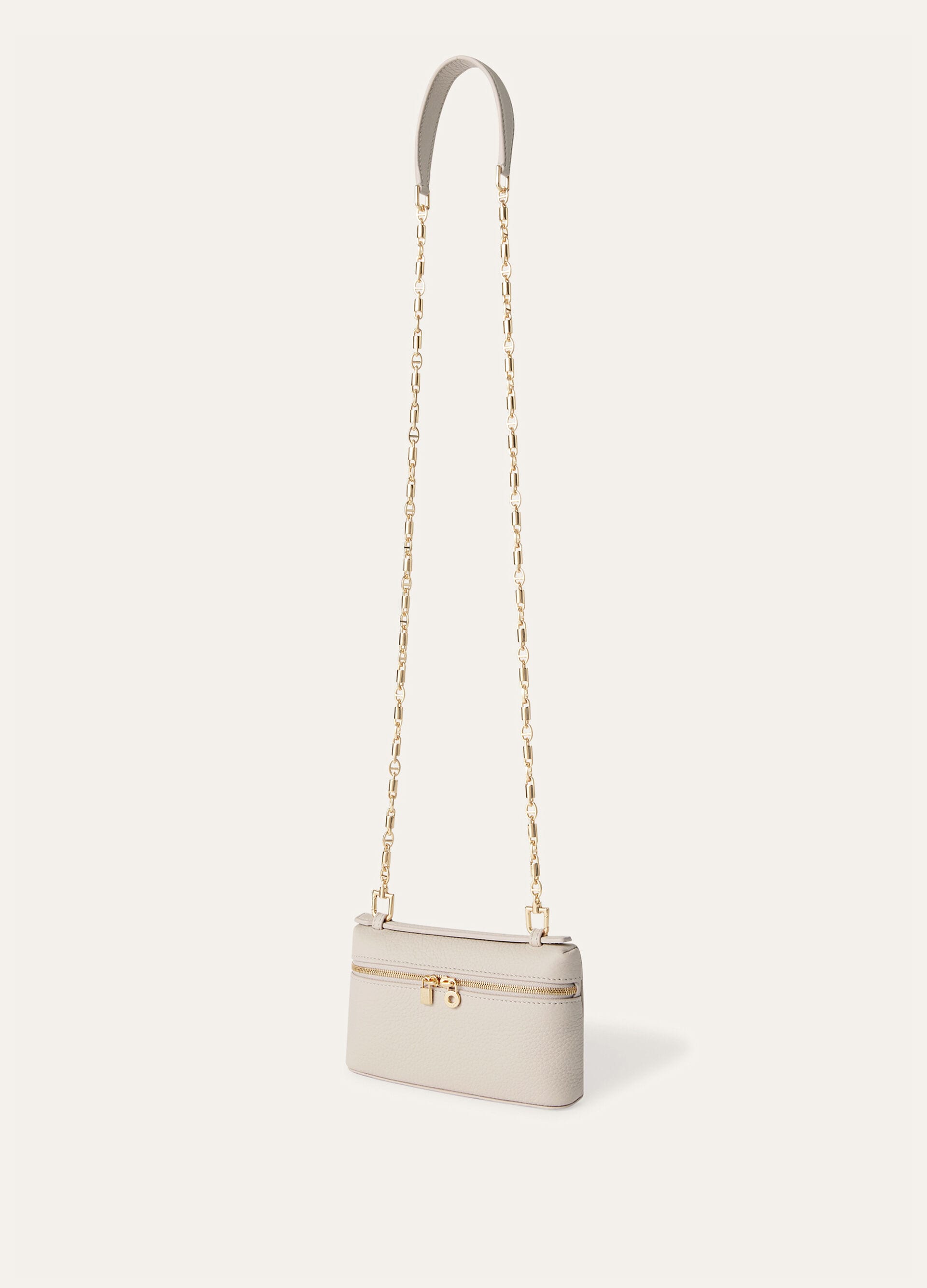Extra Pocket Mini Pouch - Light Travertine/Sun Gold