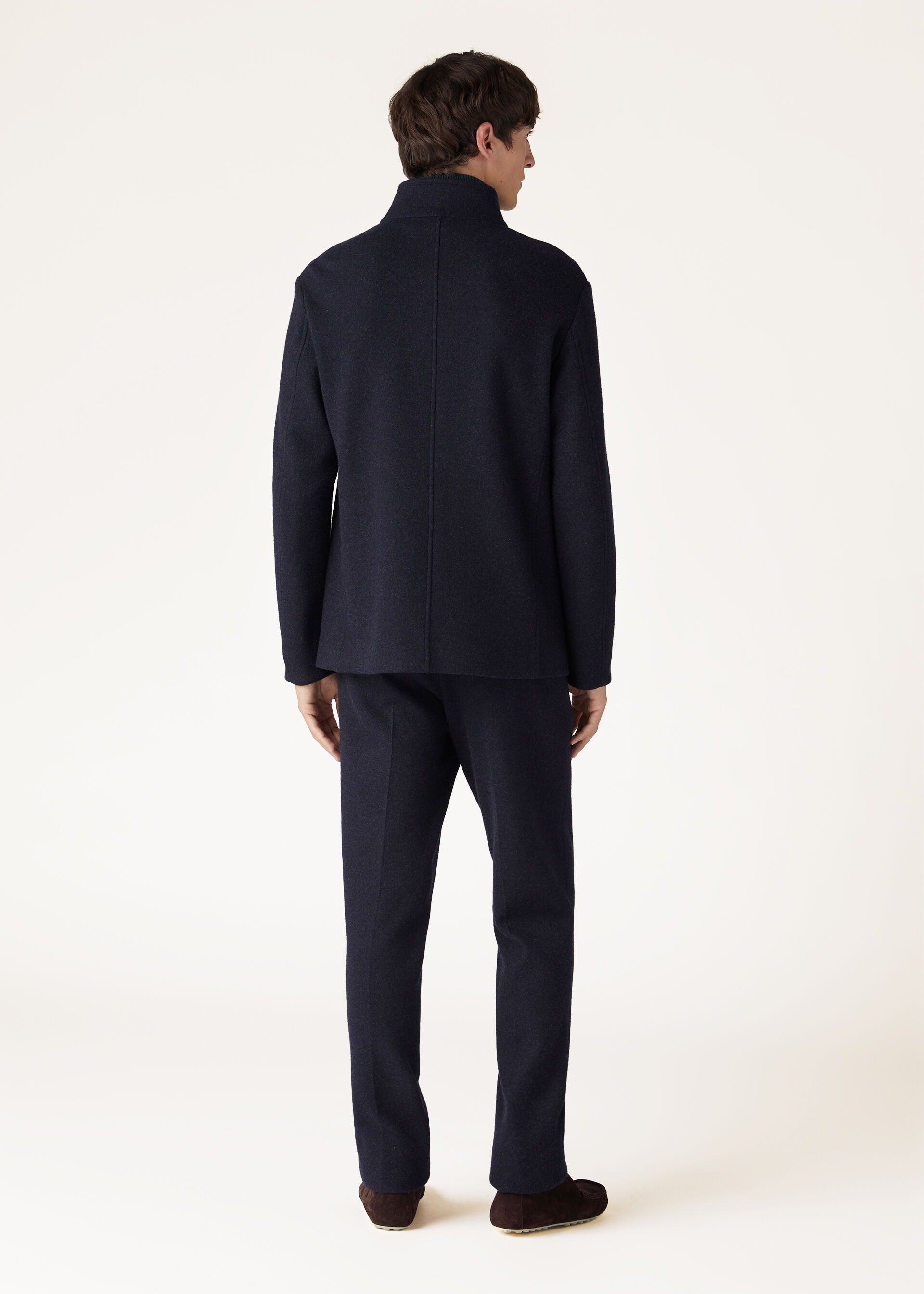 Spagna Jacket - Navy Blue/Gray Melange