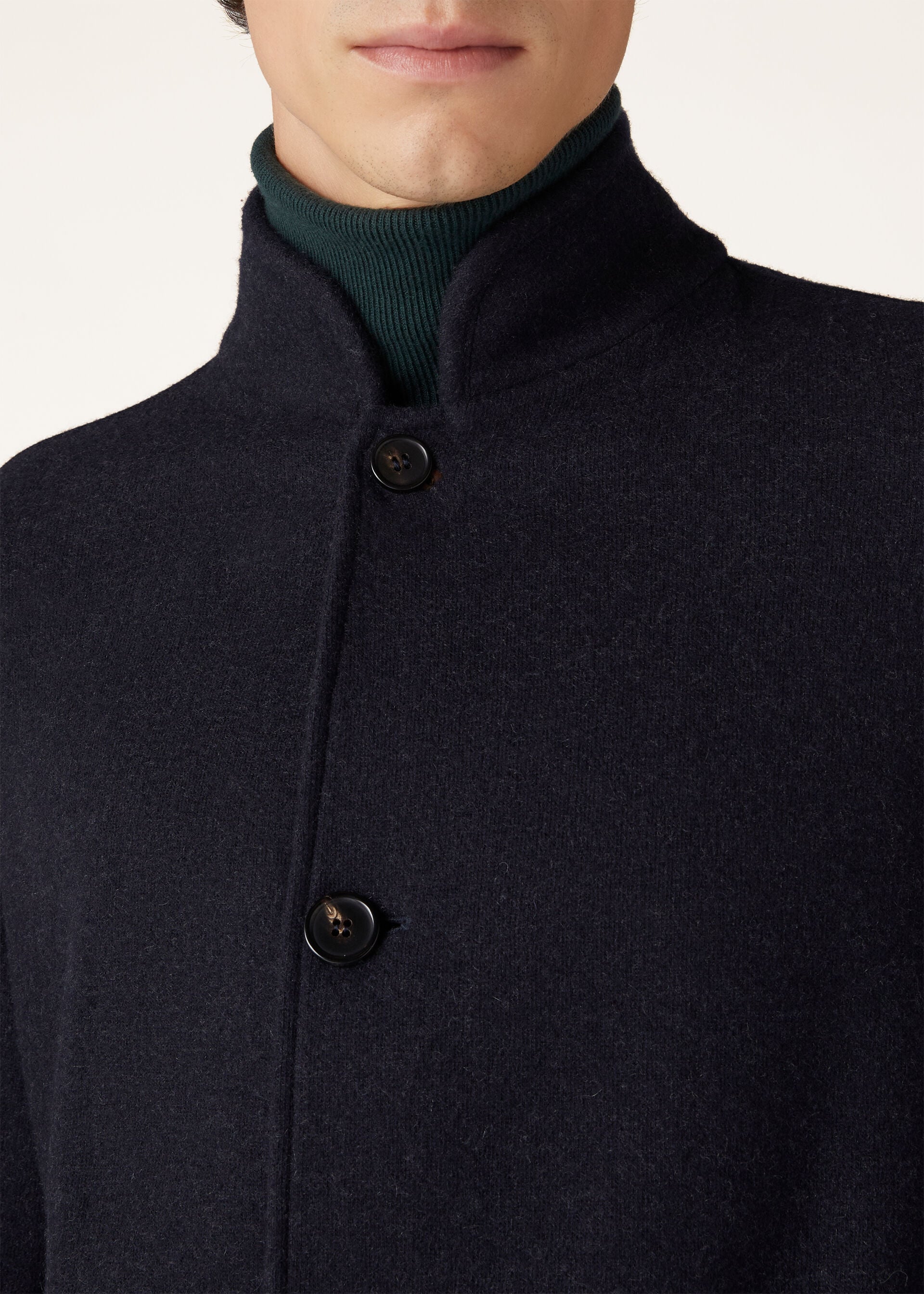 Spagna Jacket - Navy Blue/Gray Melange