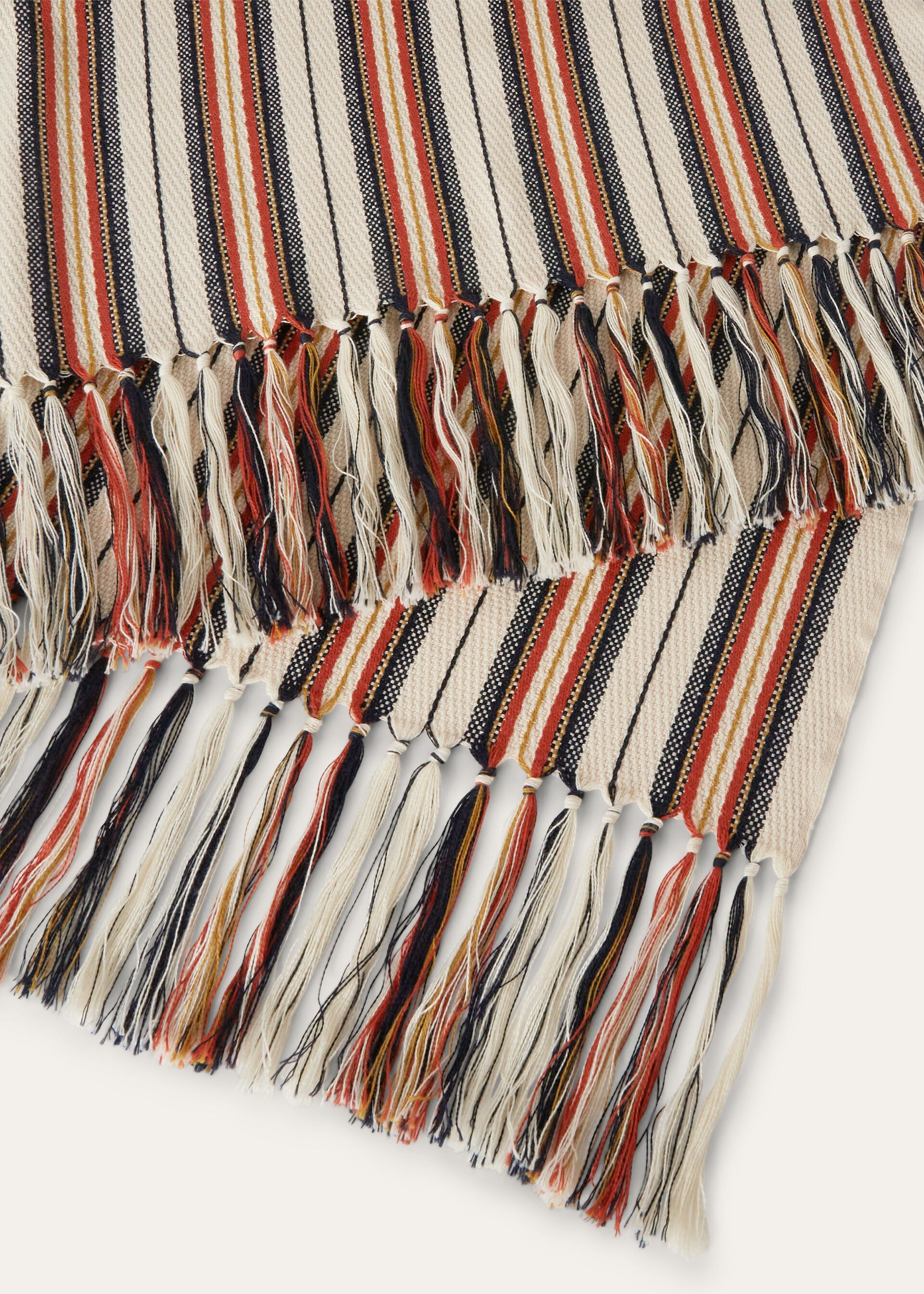 Vintage Beach Towel - Sand/Deep Ocean/Chili/Antique Gold