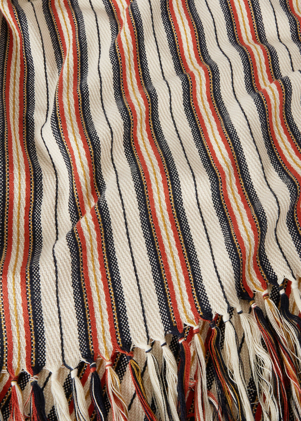 Vintage Beach Towel - Sand/Deep Ocean/Chili/Antique Gold