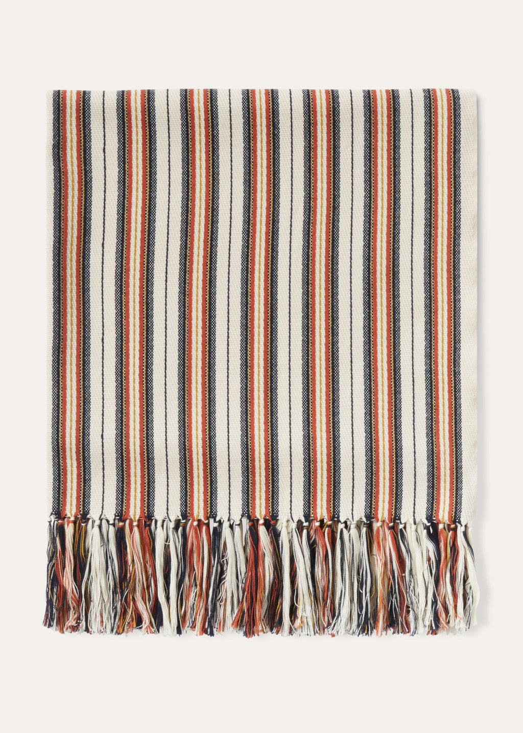 Vintage Beach Towel - Sand/Deep Ocean/Chili/Antique Gold