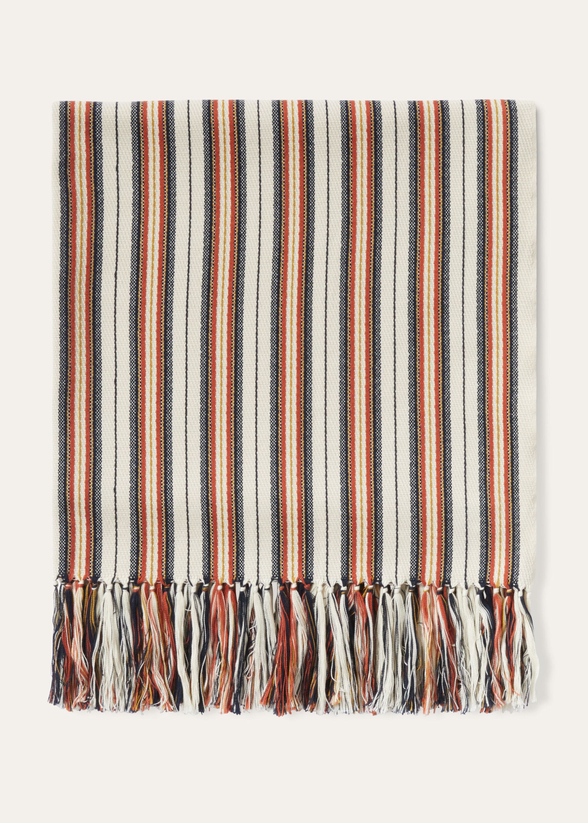 Vintage Beach Towel - Sand/Deep Ocean/Chili/Antique Gold