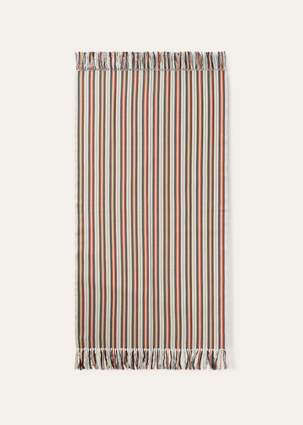 Vintage Beach Towel - Sand/Deep Ocean/Chili/Antique Gold