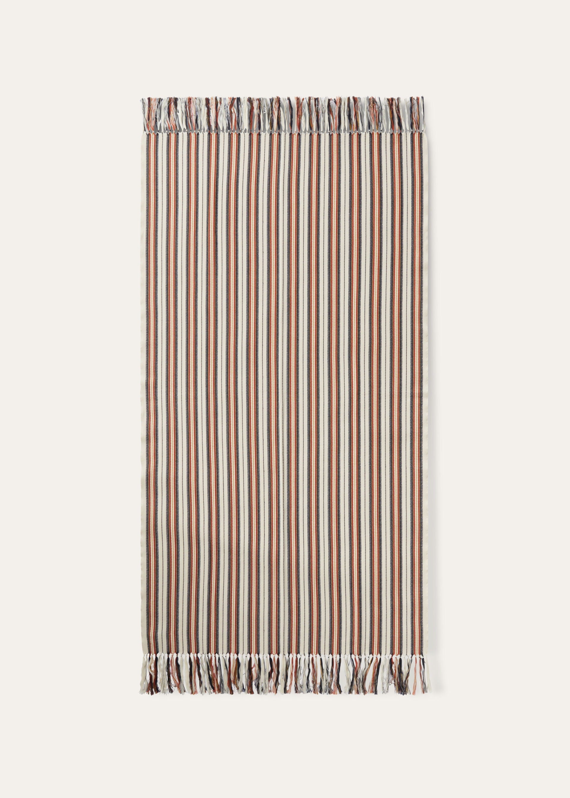 Vintage Beach Towel - Sand/Deep Ocean/Chili/Antique Gold