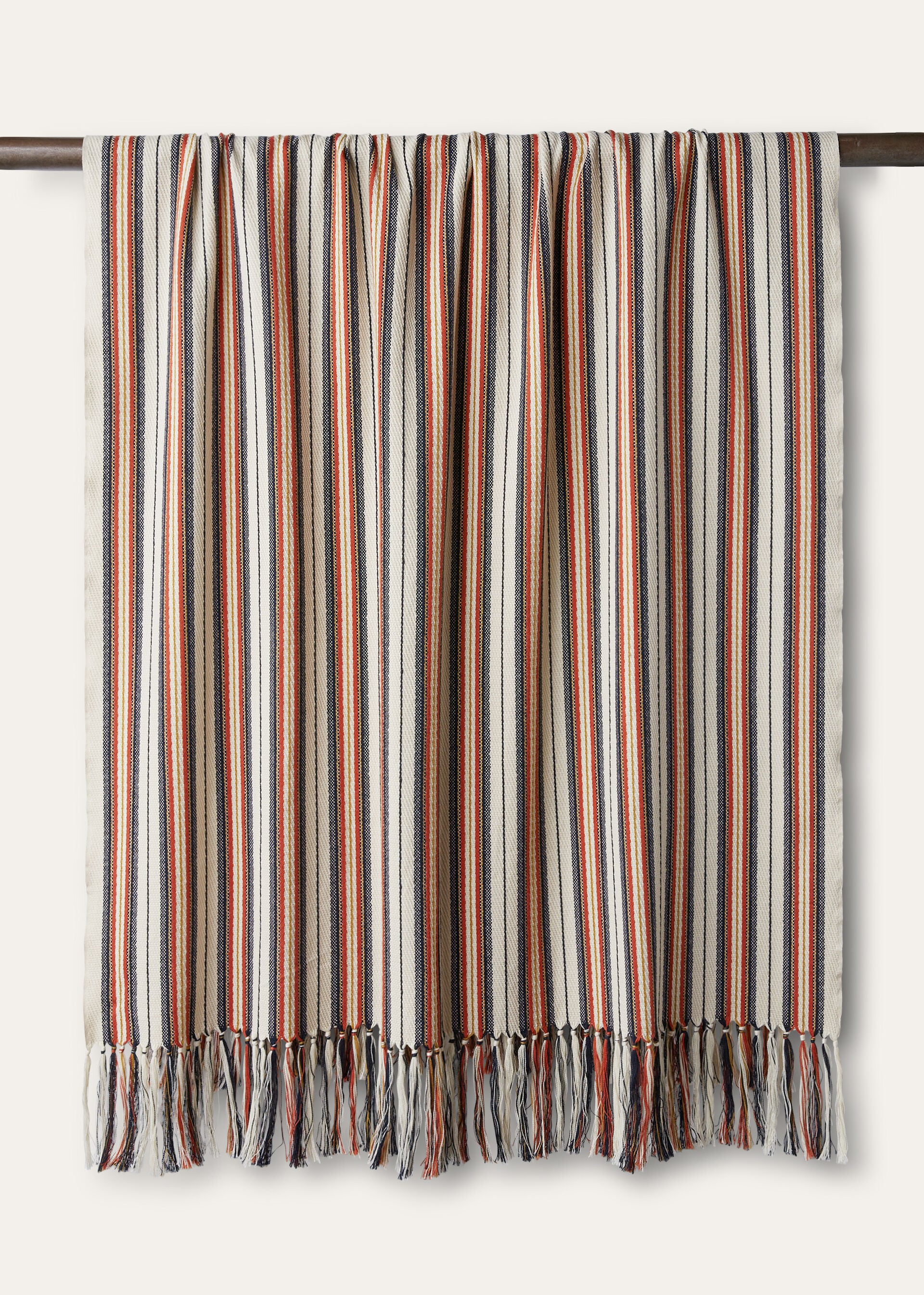 Vintage Beach Towel - Sand/Deep Ocean/Chili/Antique Gold