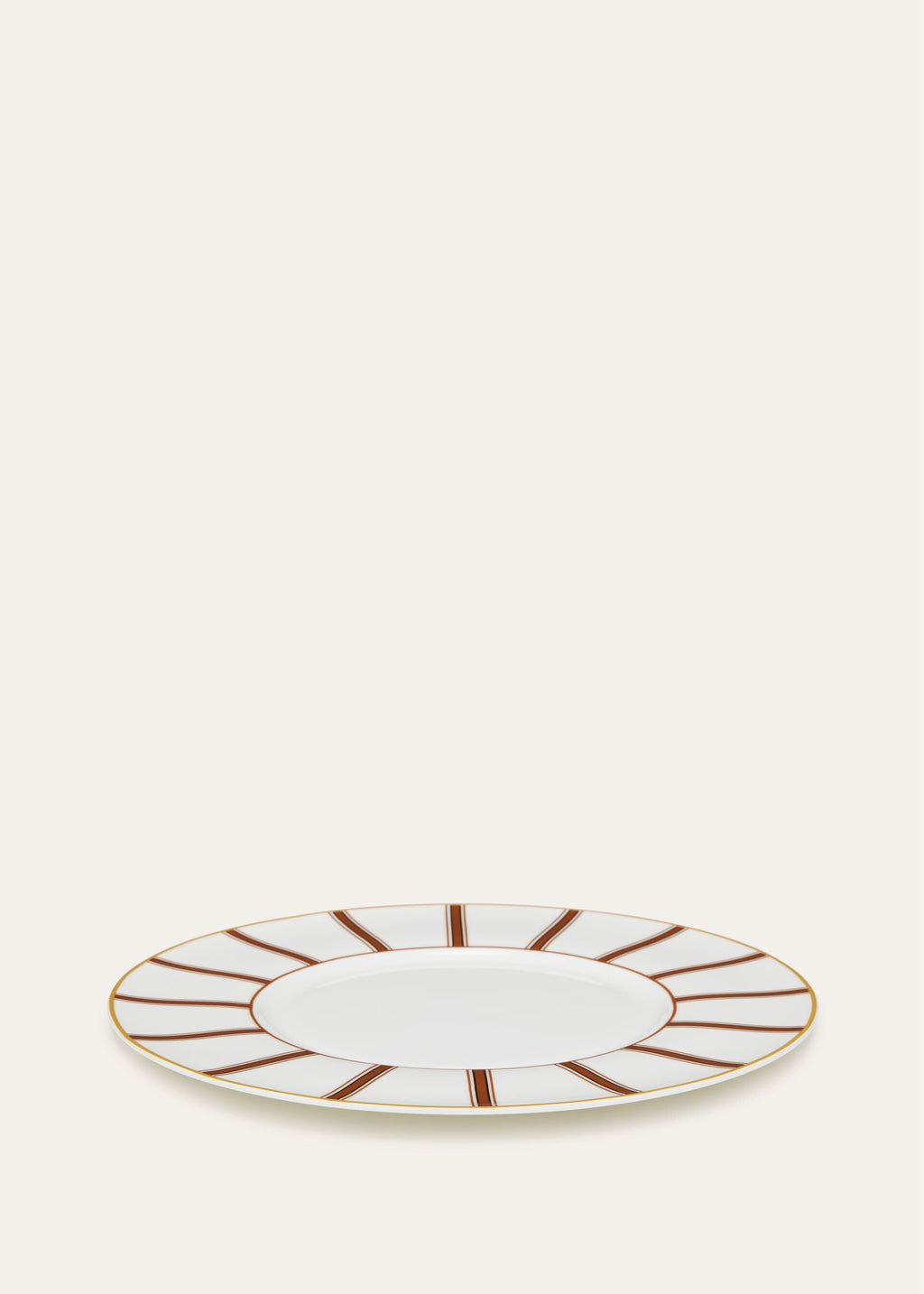 Suitcase Stripe Charger Plate - Kummel Striped