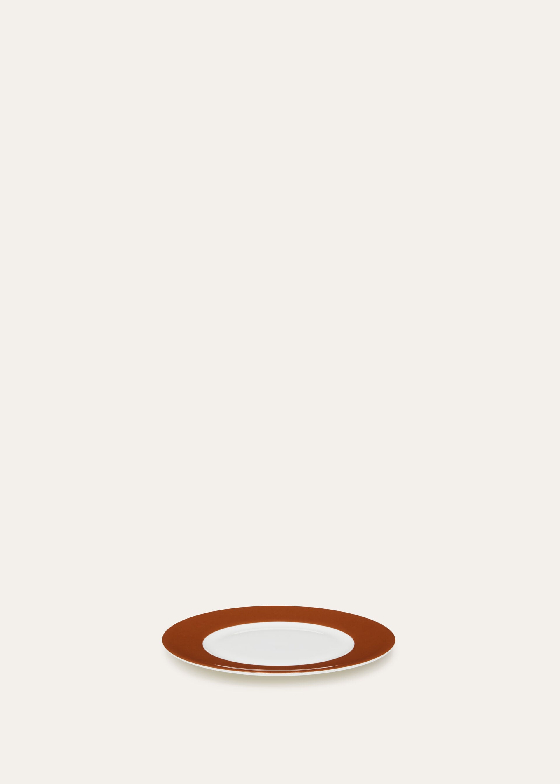 Suitcase Stripe Bicolor Bread Plate - Kummel Striped