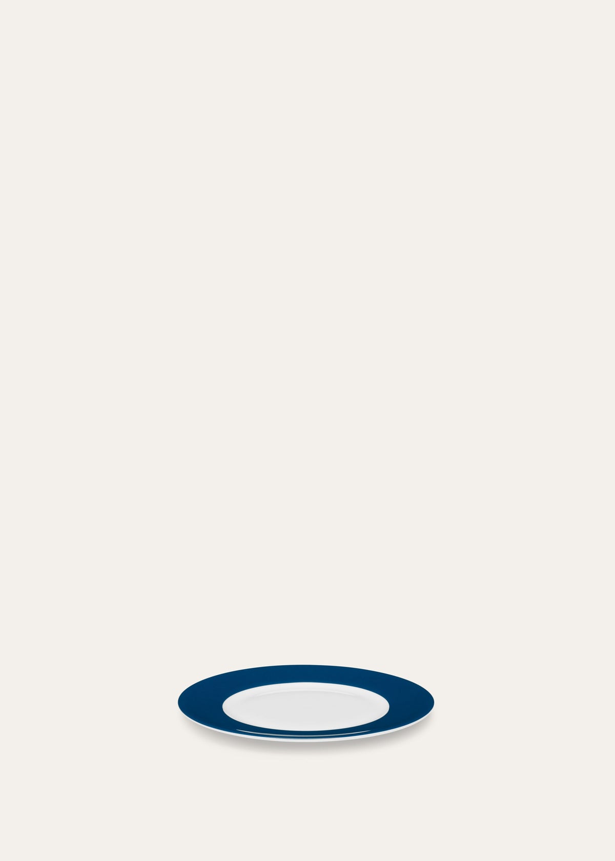 Suitcase Stripe Bicolor Bread Plate - Marinier Blue Stripe