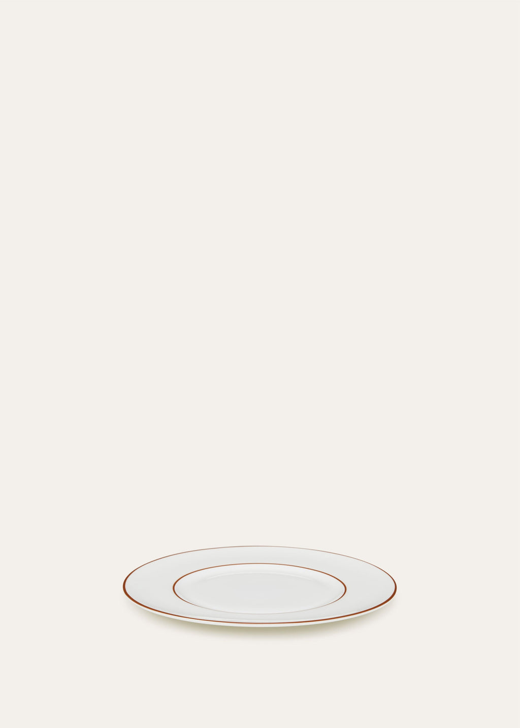 Suitcase Stripe Plain Dessert Plate - Kummel Striped