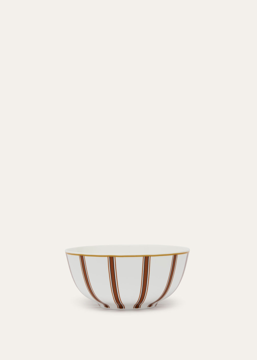 Suitcase Stripe Large Bowl - Kummel Striped