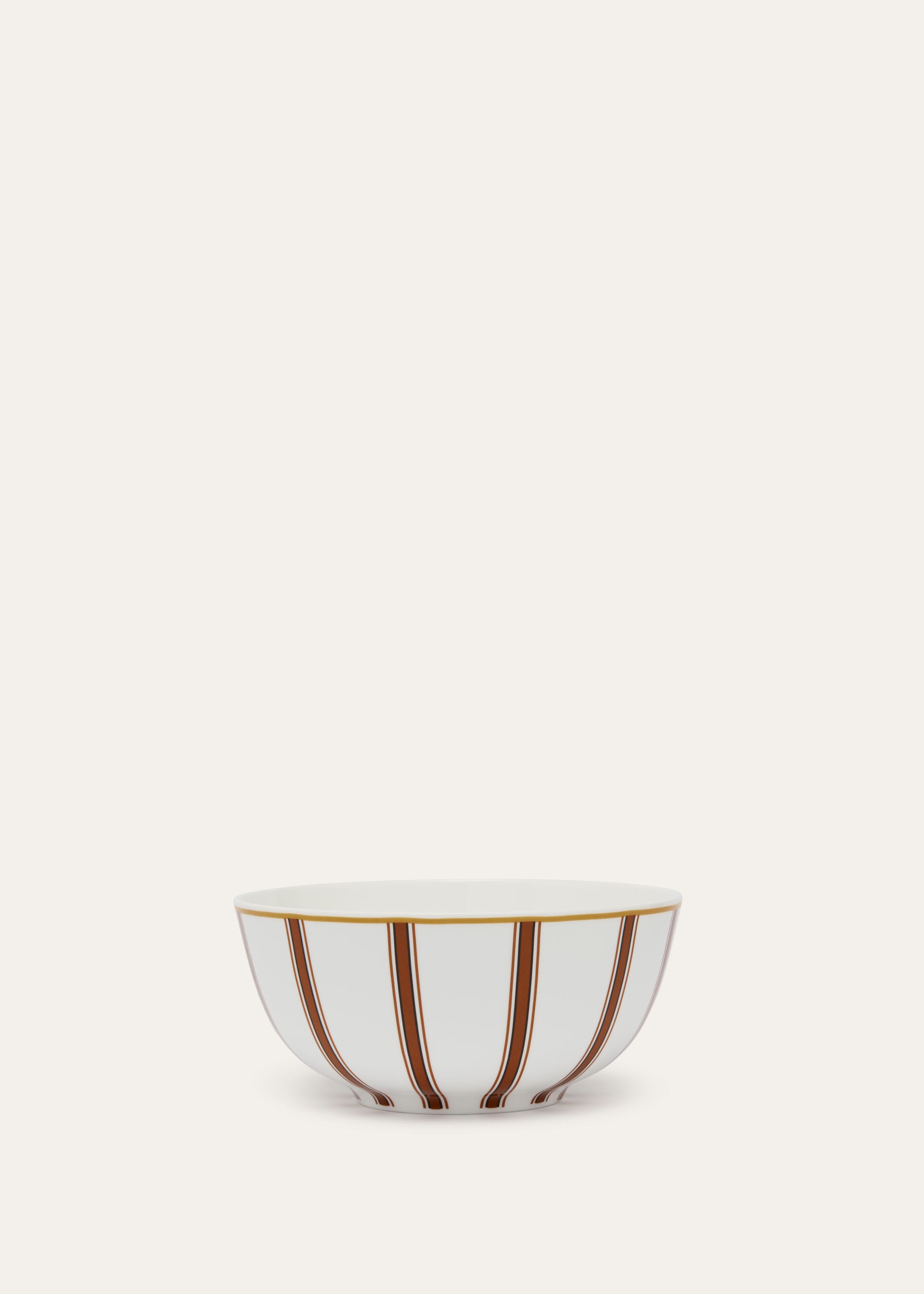 Suitcase Stripe Large Bowl - Kummel Striped