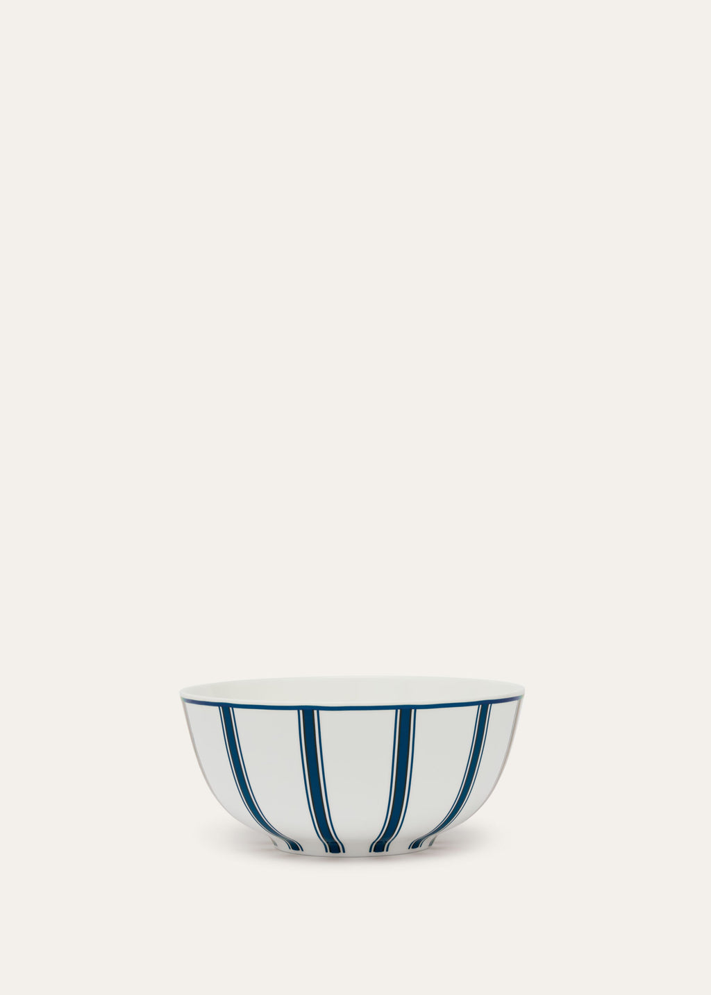 Suitcase Stripe Large Bowl - Marinier Blue Stripe