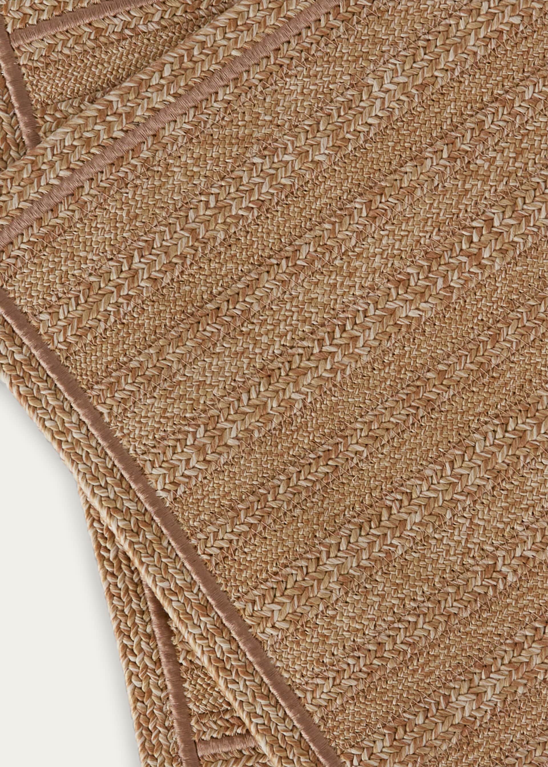 Saint Barth Placemat Set - Tapioca/Cream