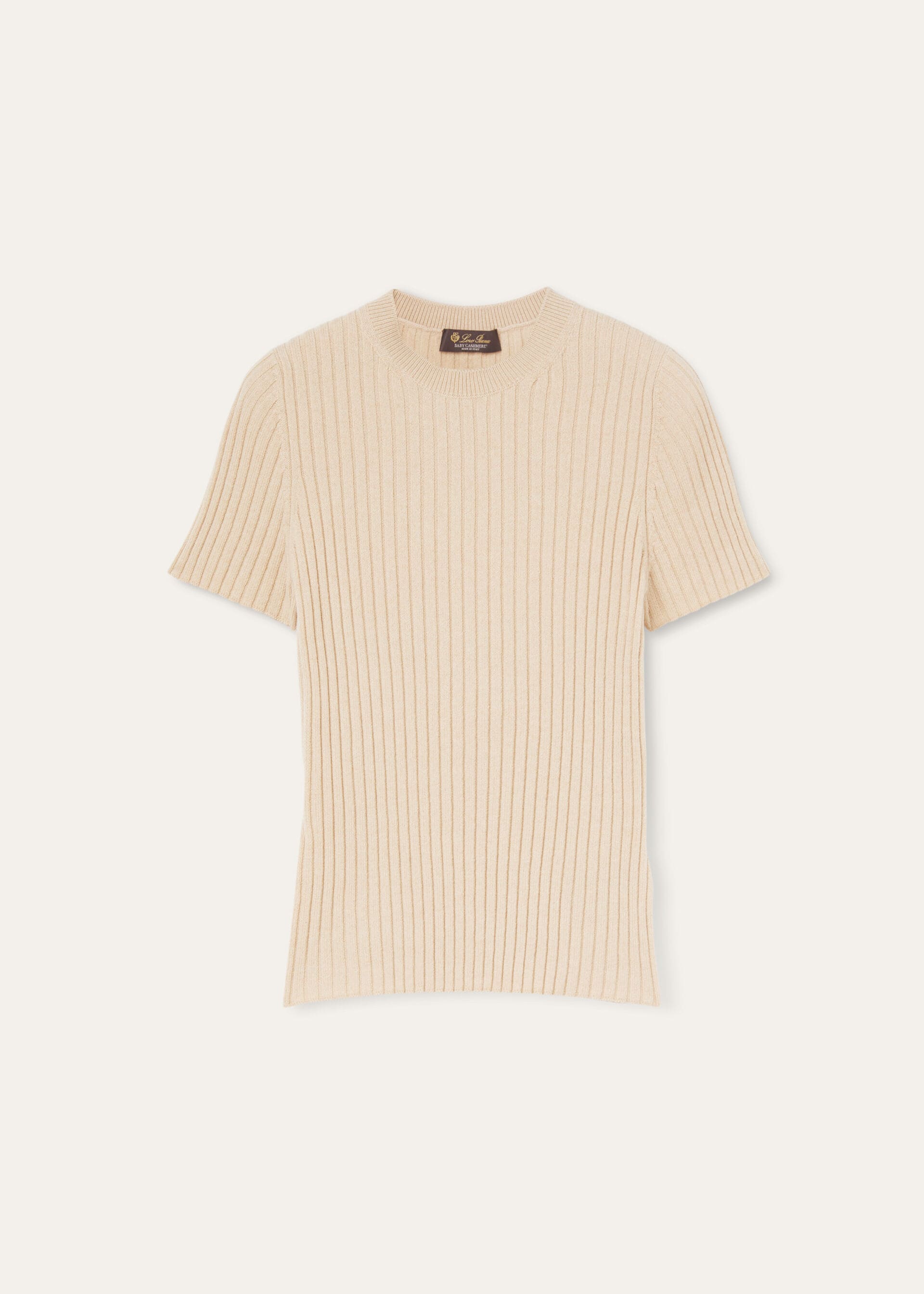 Lago Sirio Crewneck - Sesame Sauce Mel Natural Dyed