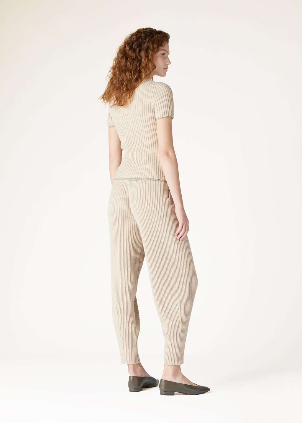 Lago Sirio Crewneck - Sesame Sauce Mel Natural Dyed