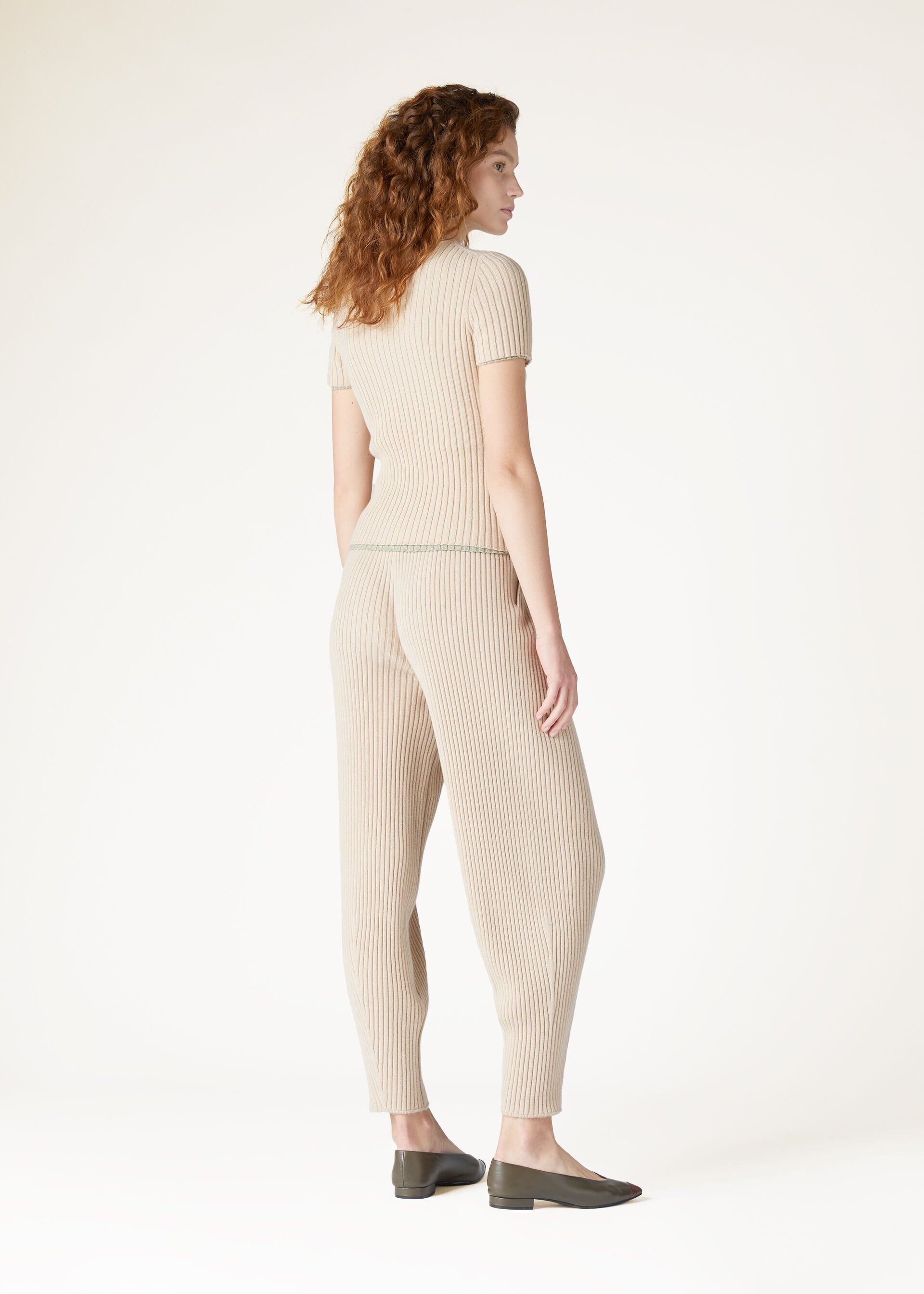 Lago Sirio Crewneck - Sesame Sauce Mel Natural Dyed