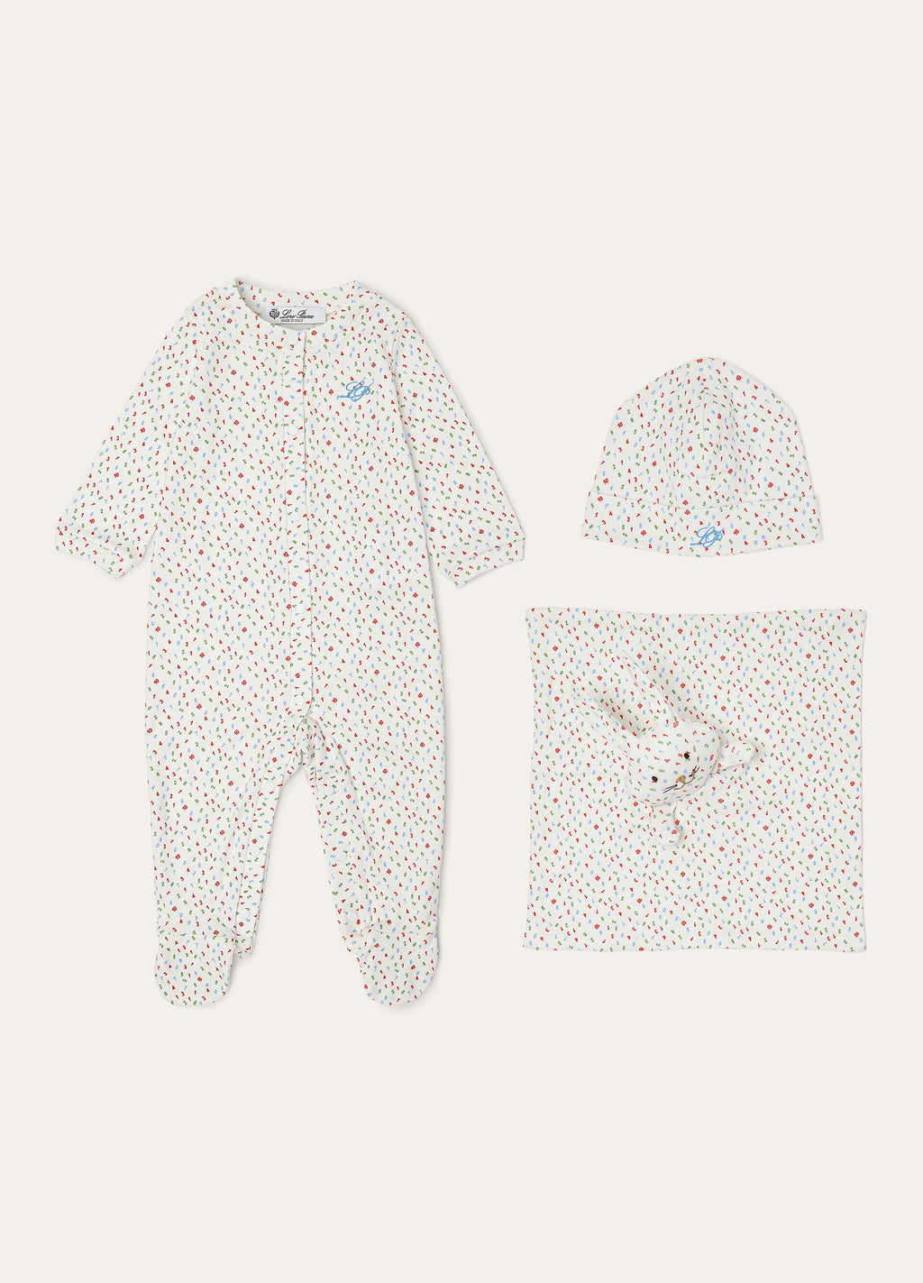 Baby Little Numbers Gift Set - RED/BLUE/GREN