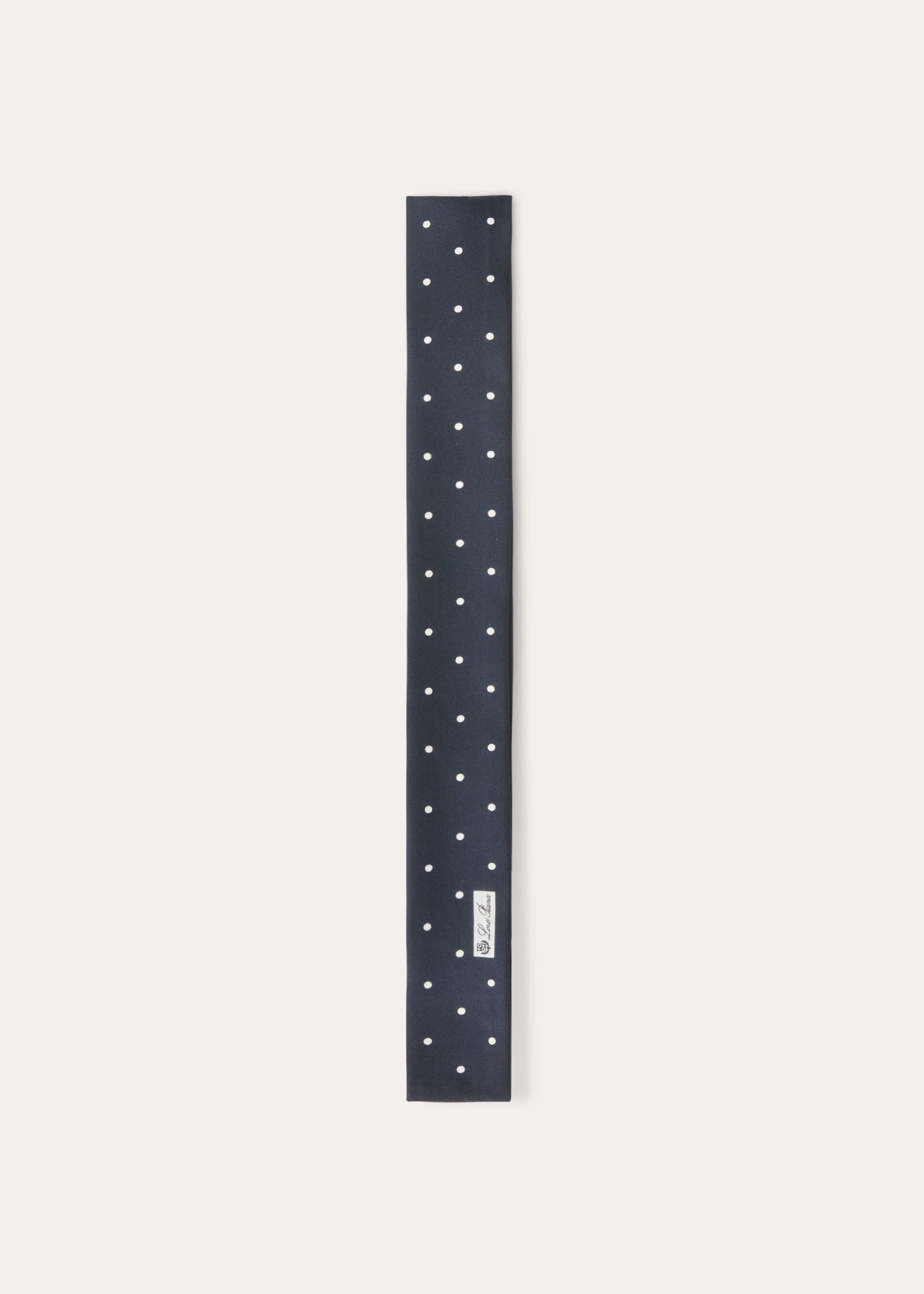 Pois Tie Band - Blue Navy/White