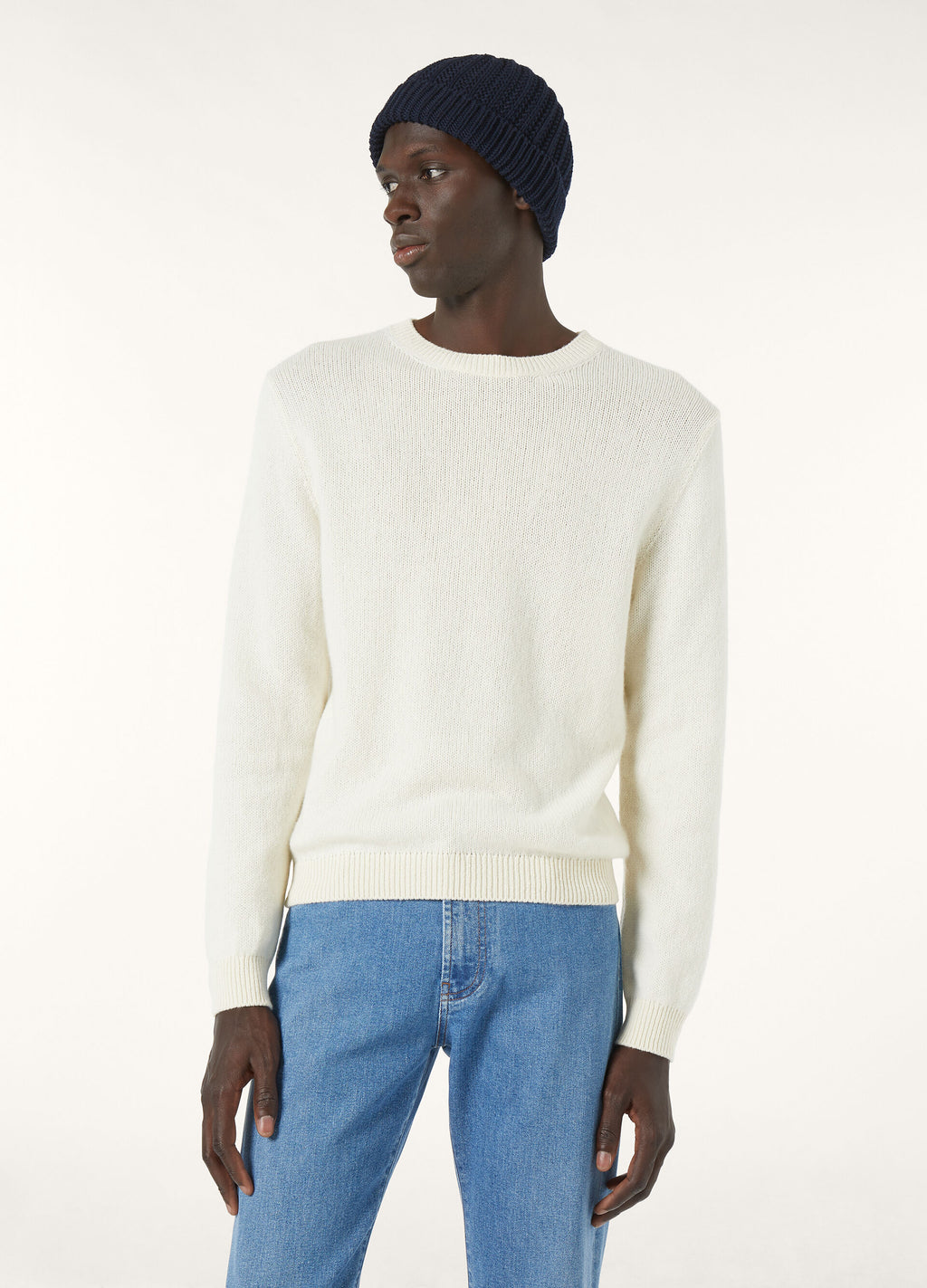 Fobello Crewneck - White Snow