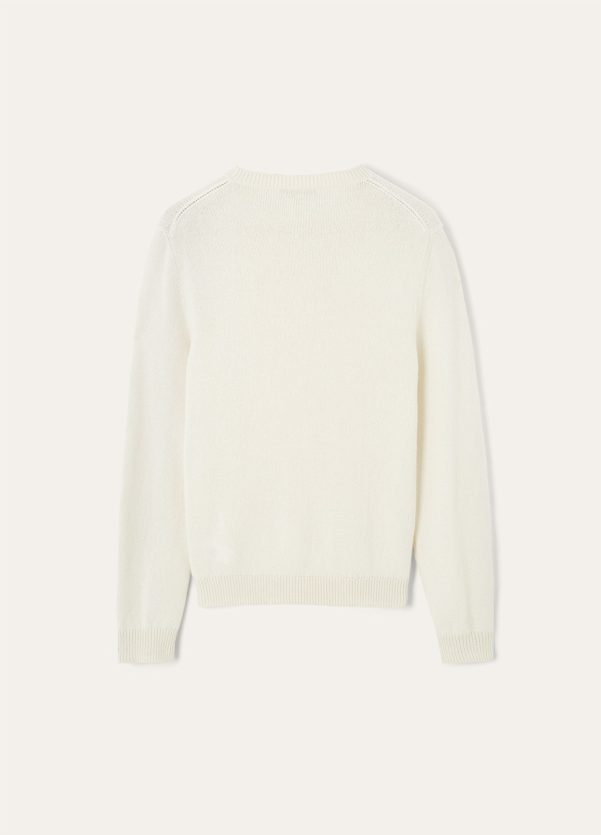 Fobello Crewneck - White Snow