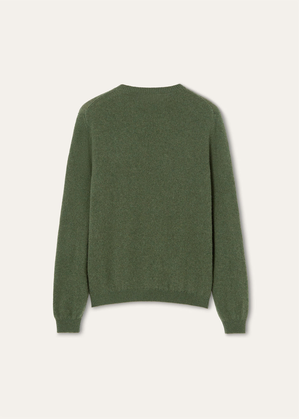 Fobello Crewneck - Green Kelp Melange