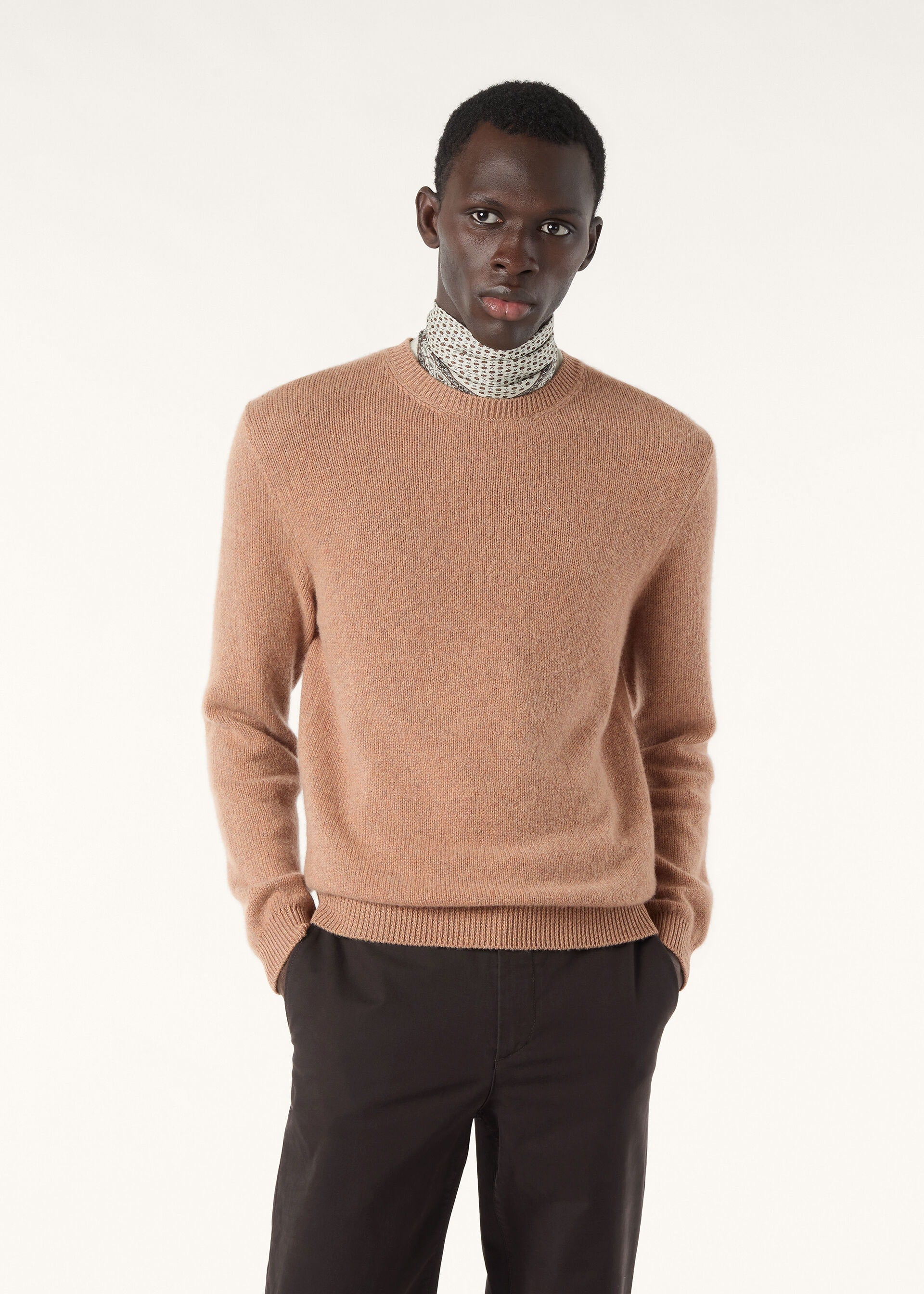 Fobello Crewneck - Ironstone Melange