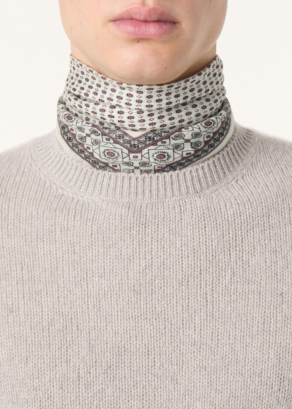 Fobello Crewneck - Foggy Grey Melange
