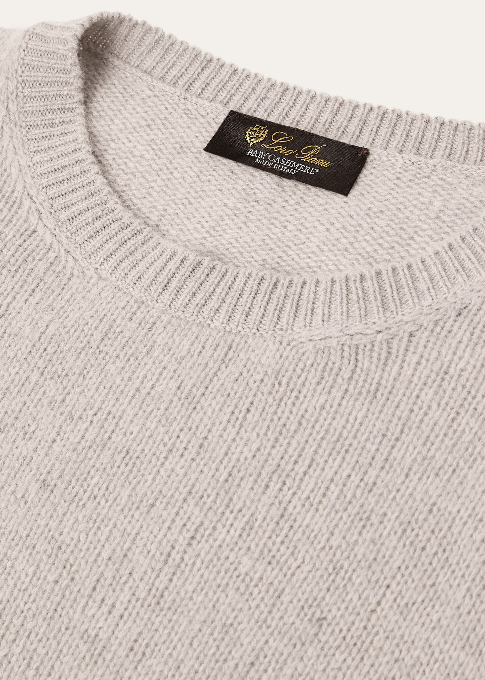Fobello Crewneck - Foggy Grey Melange