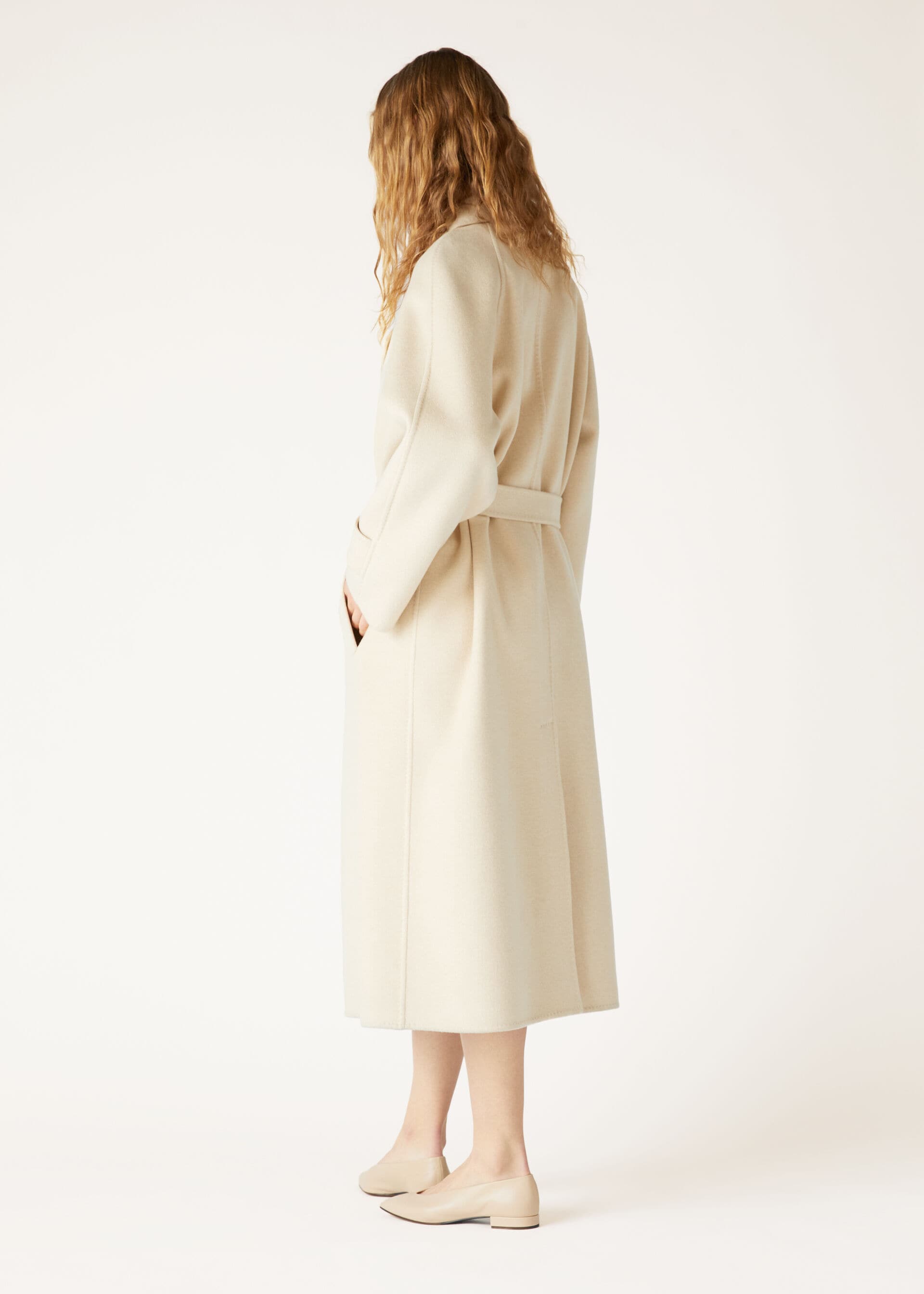 Foster Coat - Creamy Cashmere Melange