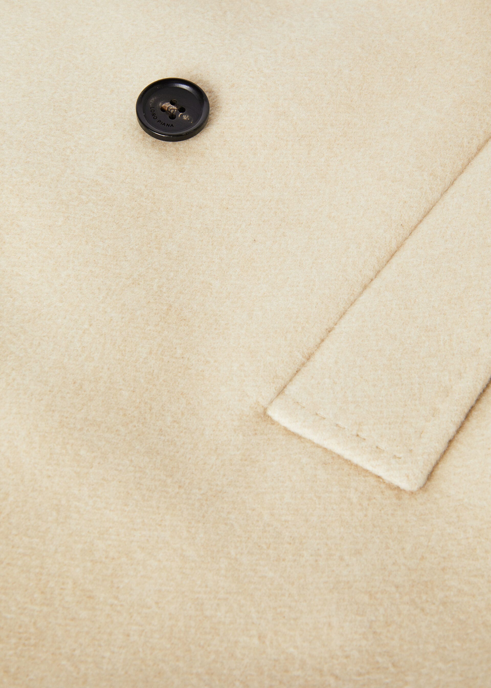 Foster Coat - Creamy Cashmere Melange