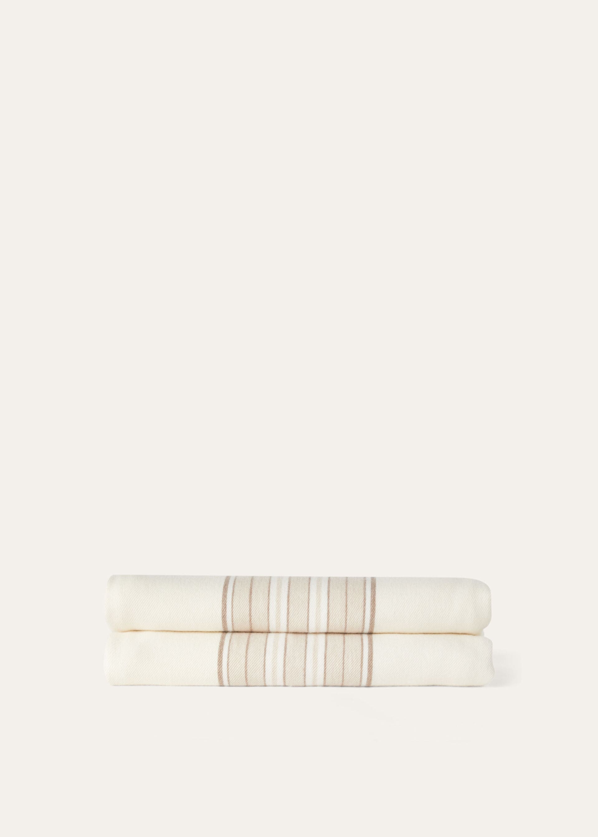 Suitcase Stripe Plaid - Nougat/Ancient Paper/Cord Melange/White
